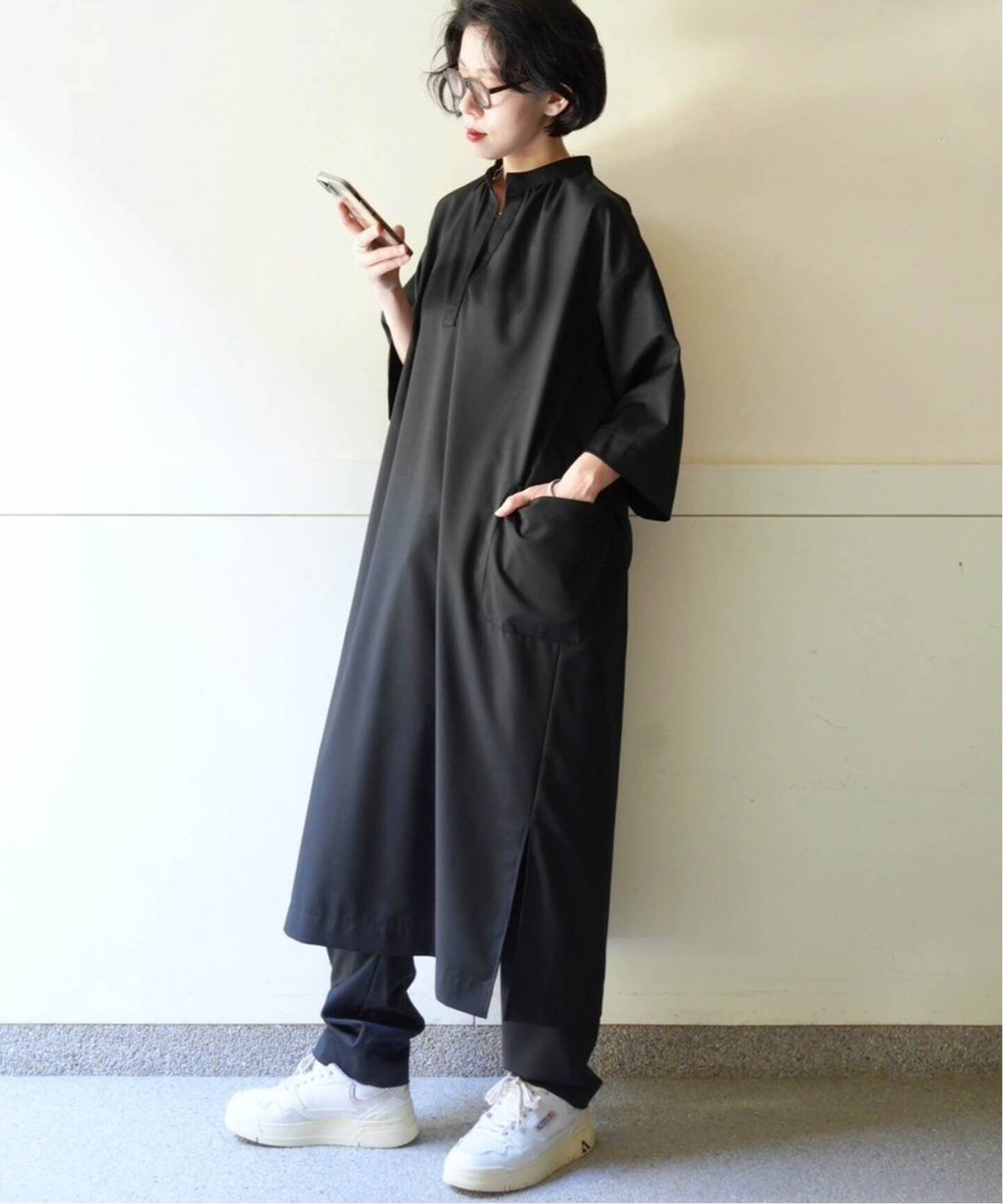 ウールポリ bigワンピース（ワンピース）｜journal standard luxe  