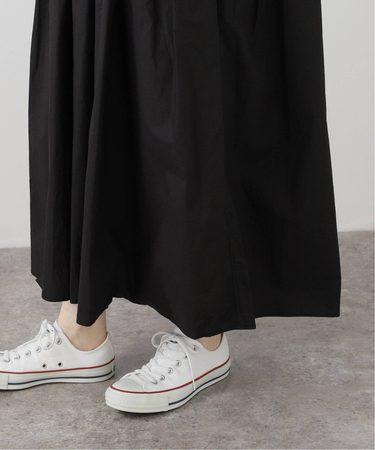 TOUJOURS / トゥジュー】COTTON POPLIN STRING Dress（ワンピース 