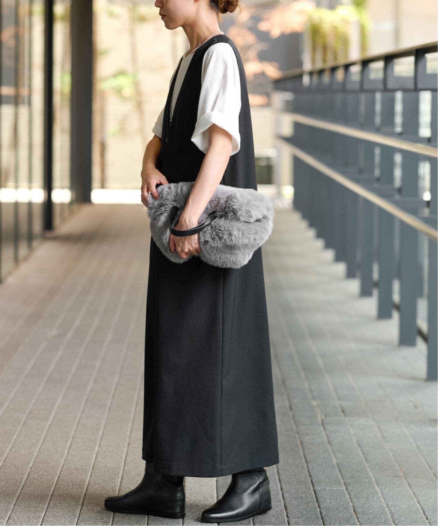 2サイズ展開》ウォッシャブルストレッチジャンパースカート  