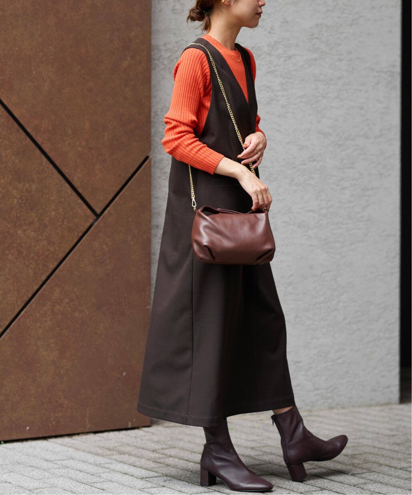 2サイズ展開》ウォッシャブルストレッチジャンパースカート  