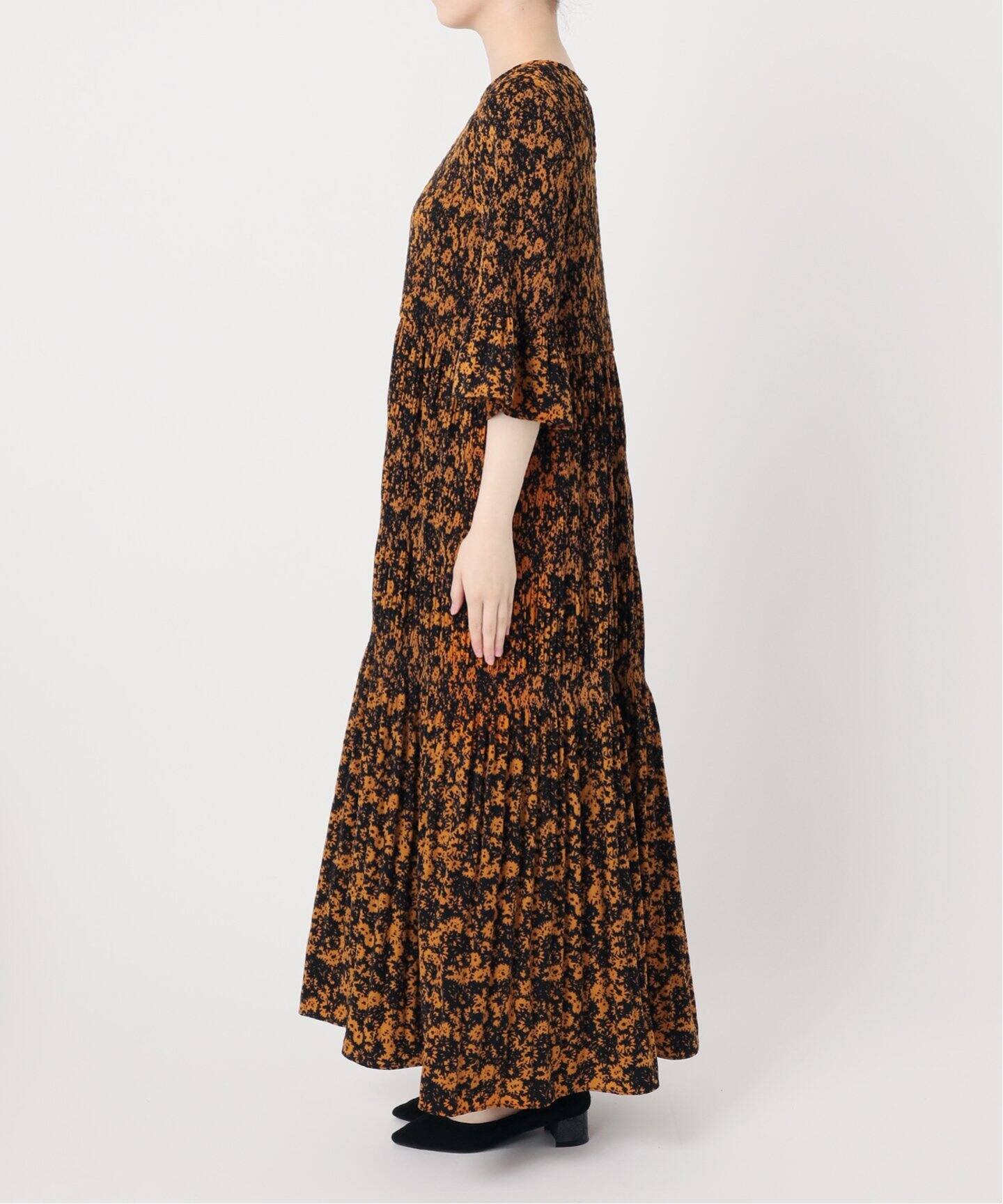 ZARA フローラルロングワンピース Mサイズ （新品☆ZARA ザラ フラワー 