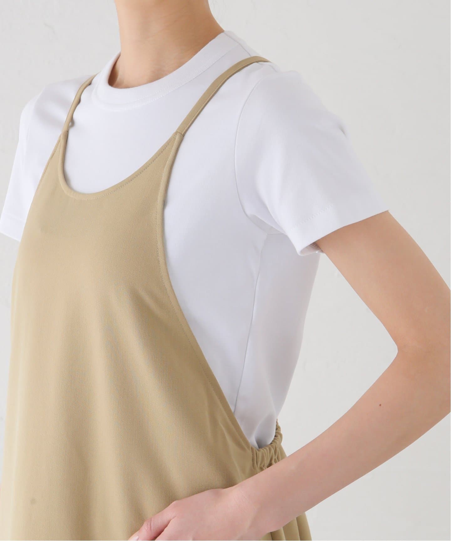 バックギャザーサロペットワンピース（ワンピース）｜JOURNAL