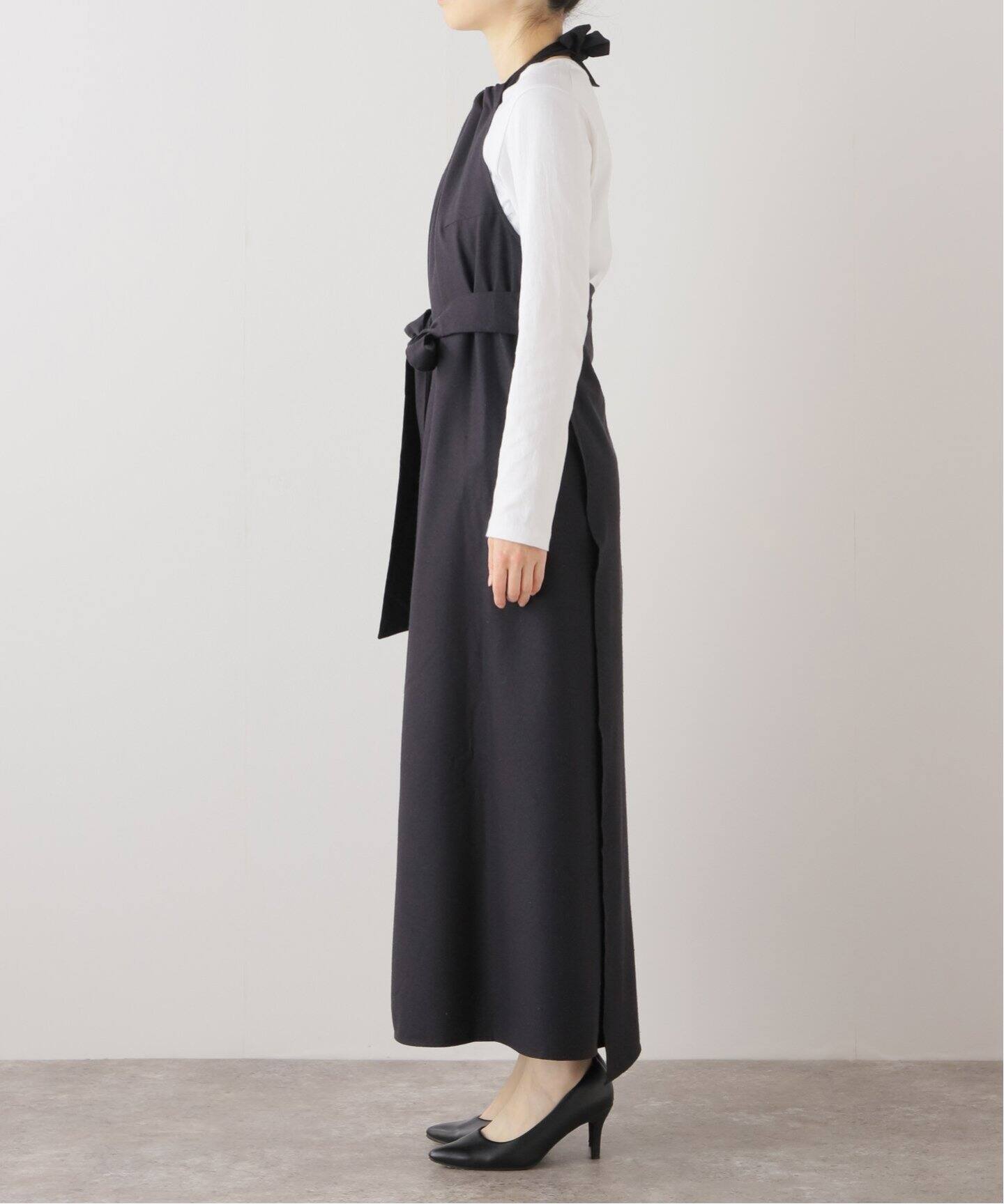 BASERANGE/ベースレンジ】TROPE APRON DRESS（ワンピース）｜EMILY 