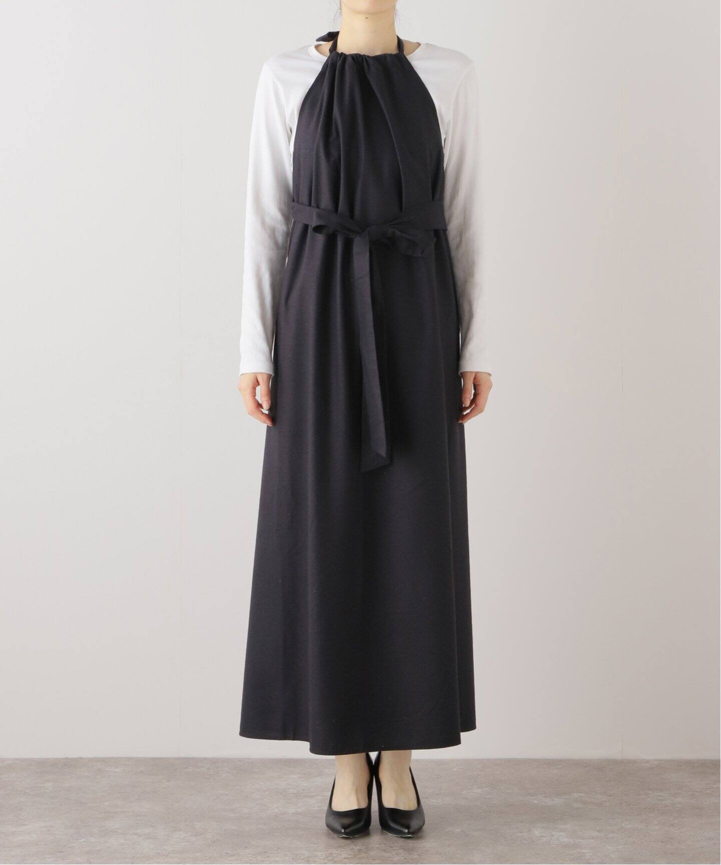 BASERANGE/ベースレンジ】TROPE APRON DRESS（ワンピース）｜EMILY 