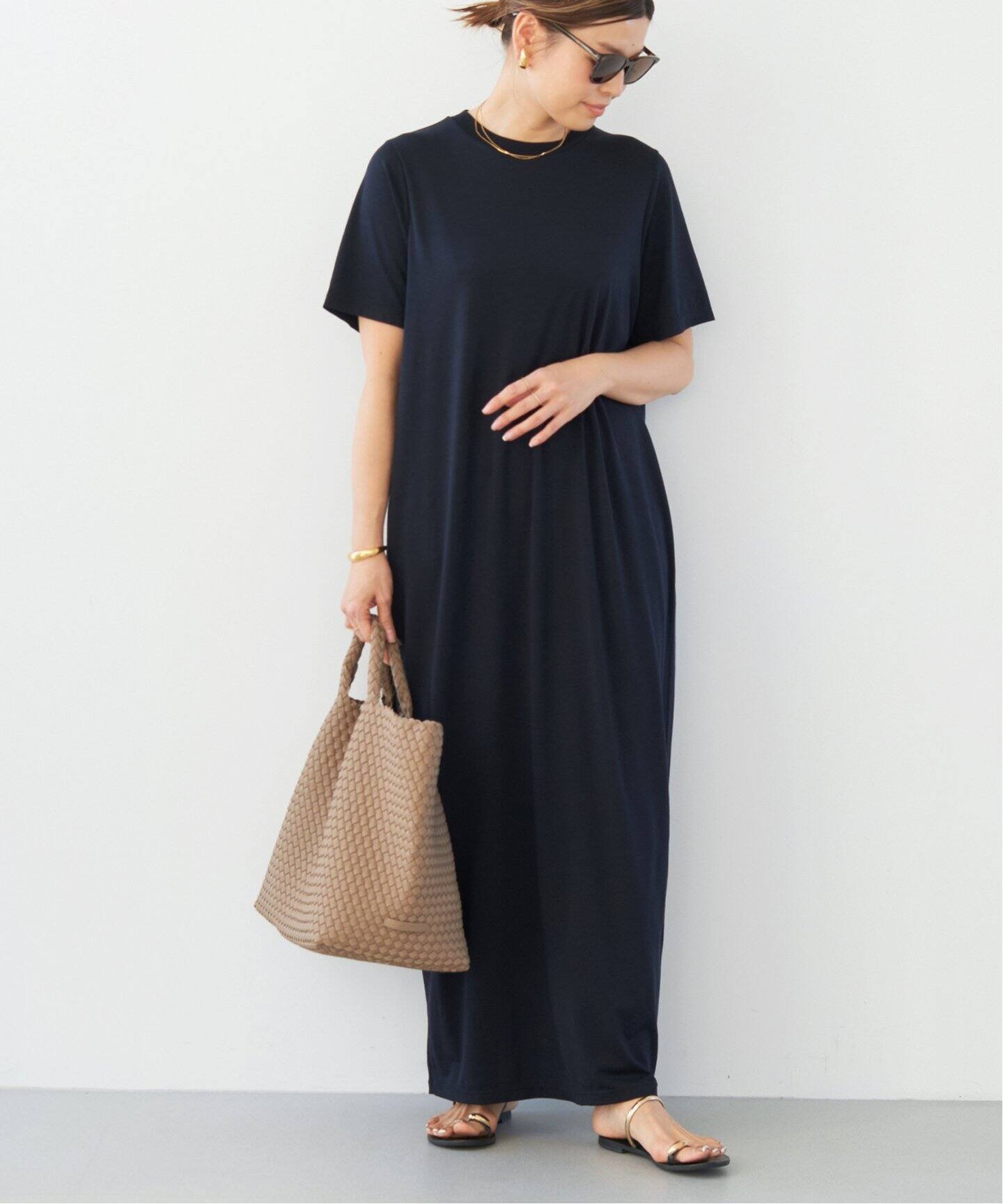 Prime wool jersey ワンピース（ワンピース）｜Deuxieme Classe  