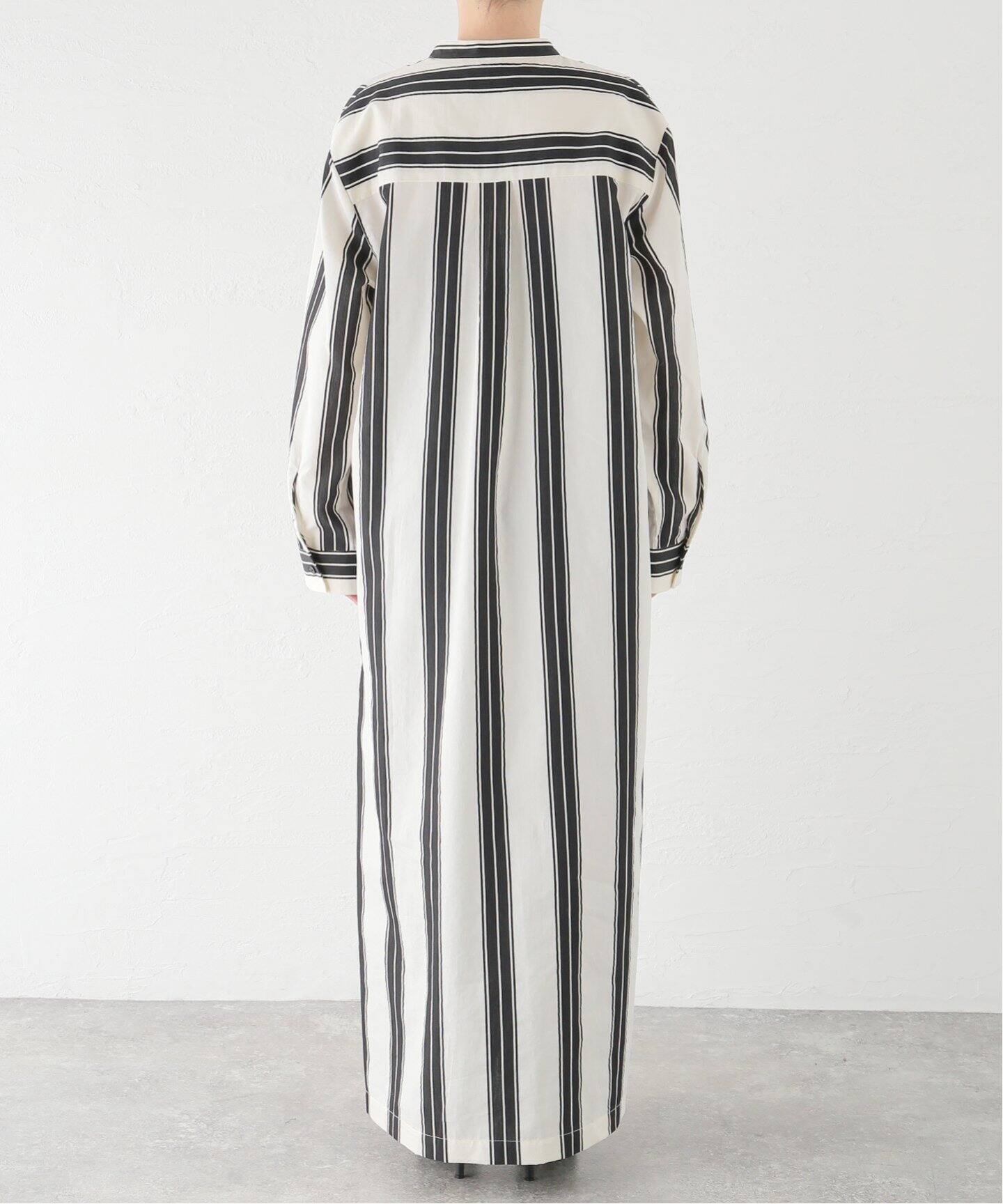MATTEAU/マトー】 RELAXED STRIPE DJELLABA（ワンピース）｜Deuxieme  