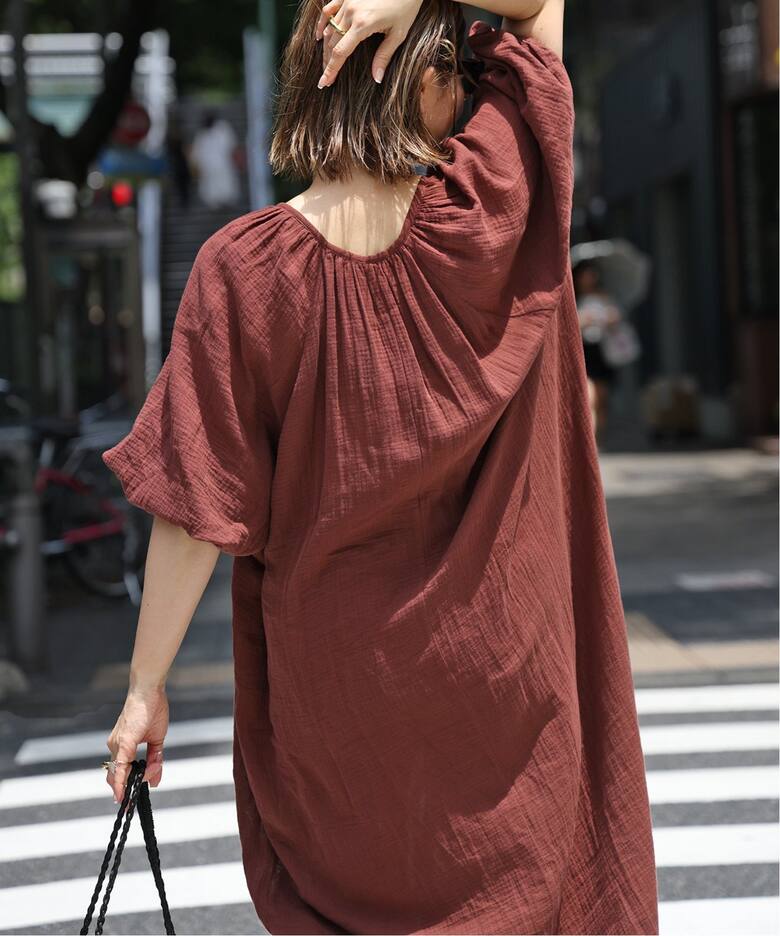 WALANCE/ワランス】別注 COTTON GAUZE DRESS（ワンピース）｜Deuxieme 