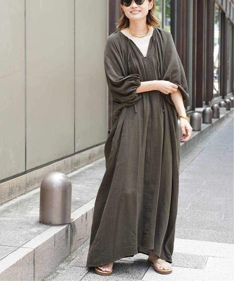 WALANCE/ワランス】別注 COTTON GAUZE DRESS（ワンピース）｜Deuxieme 