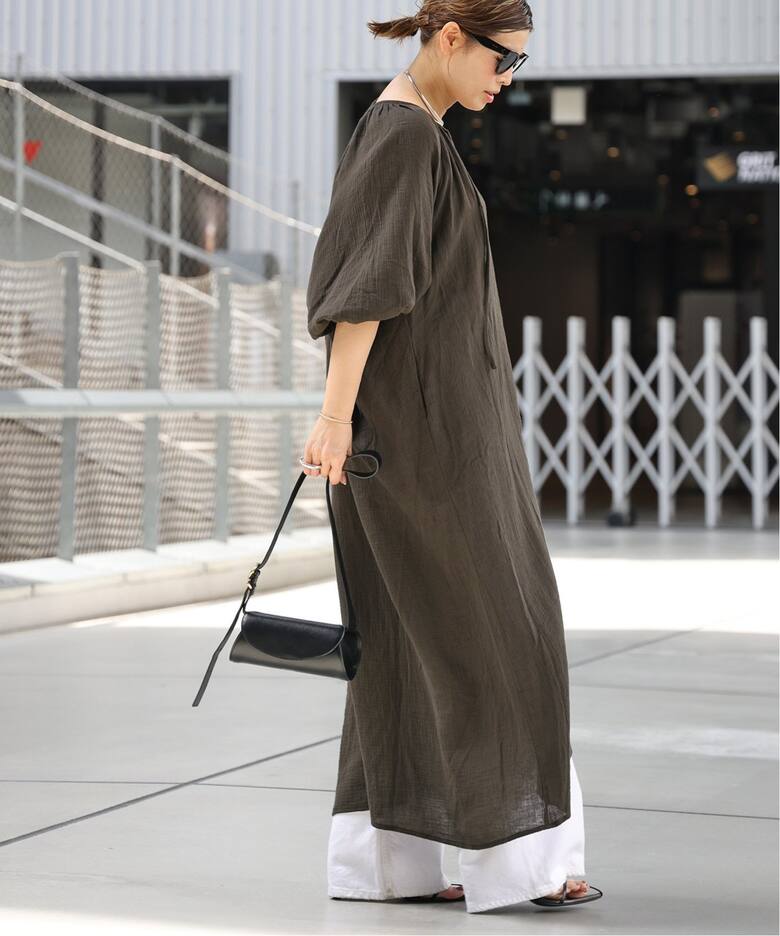 WALANCE/ワランス】別注 COTTON GAUZE DRESS（ワンピース）｜Deuxieme 