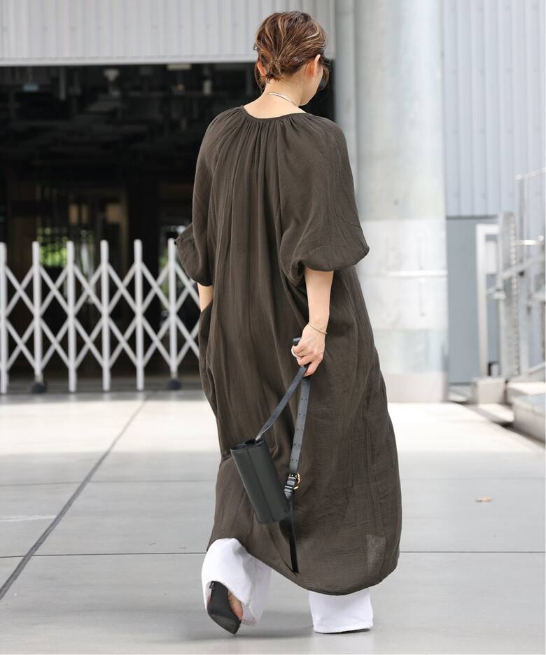 WALANCE/ワランス】別注 COTTON GAUZE DRESS（ワンピース）｜Deuxieme  