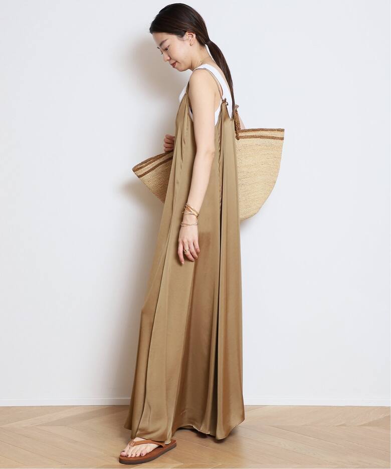 Col Pierrot/コルピエロ】Vintage satin cami ワンピース（ワンピース  