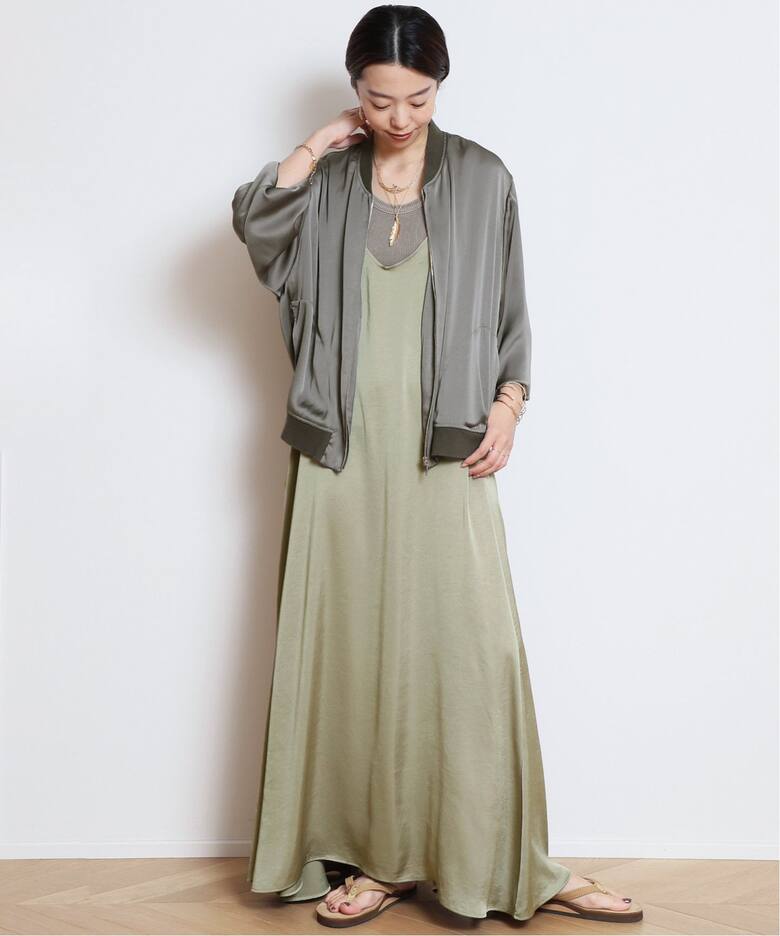 Col Pierrot/コルピエロ】Vintage satin cami ワンピース（ワンピース  