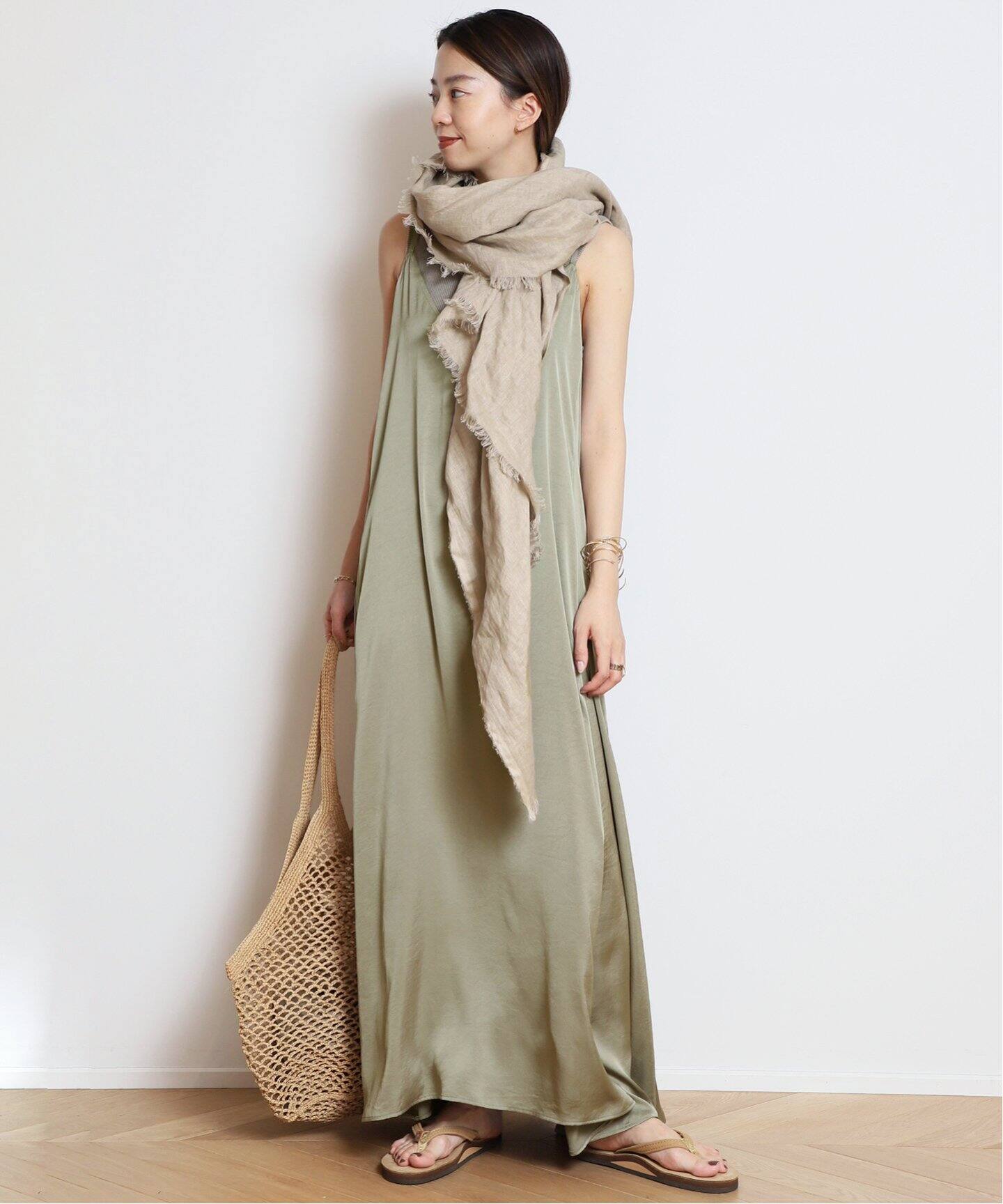 Col Pierrot/コルピエロ】Vintage satin cami ワンピース（ワンピース  