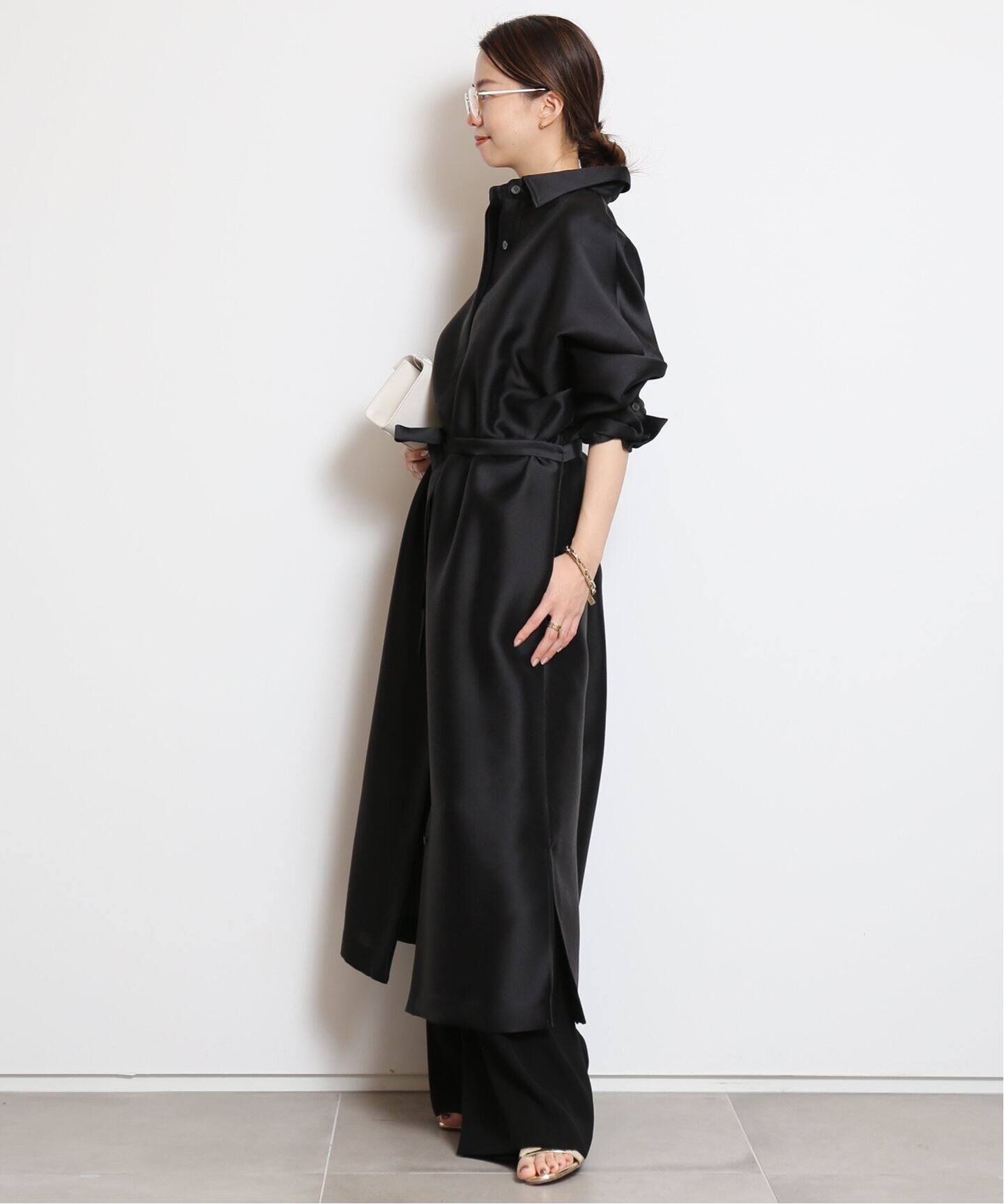 edit & co./エディット アンド コー】Organdie Double cross shirts 
