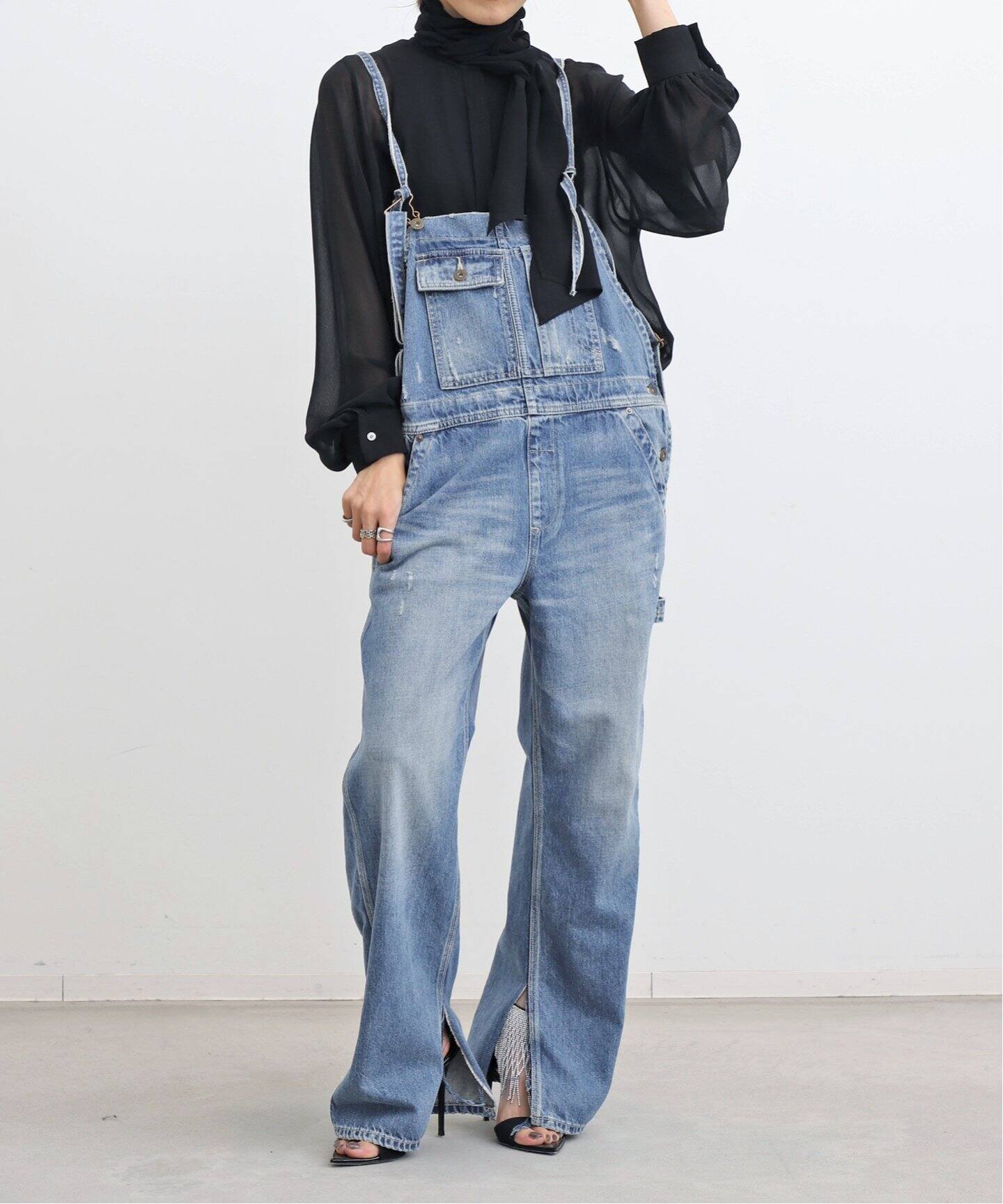 Denim Over All（サロペット／オーバーオール）｜L