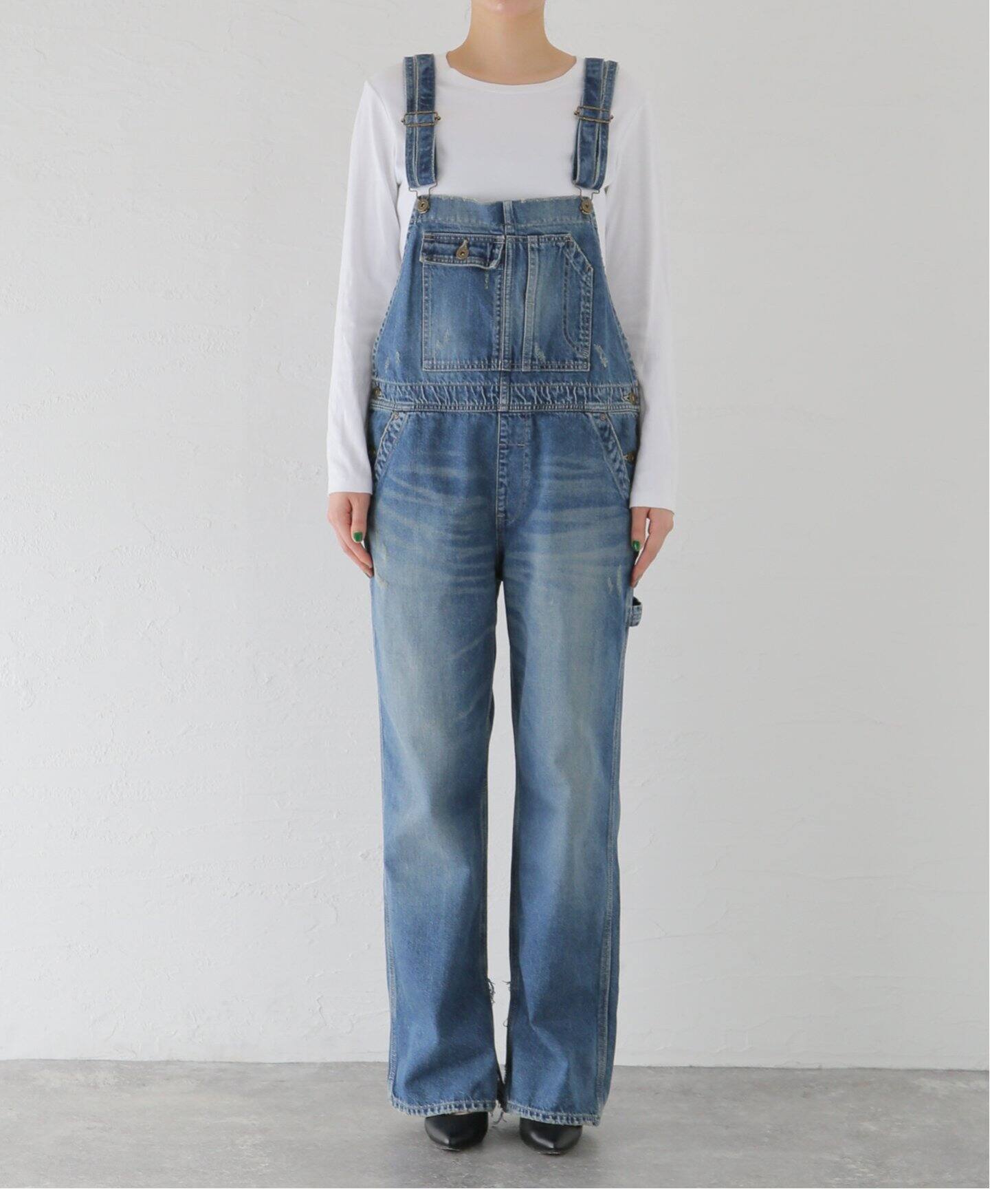 Denim Over All（サロペット／オーバーオール）｜L