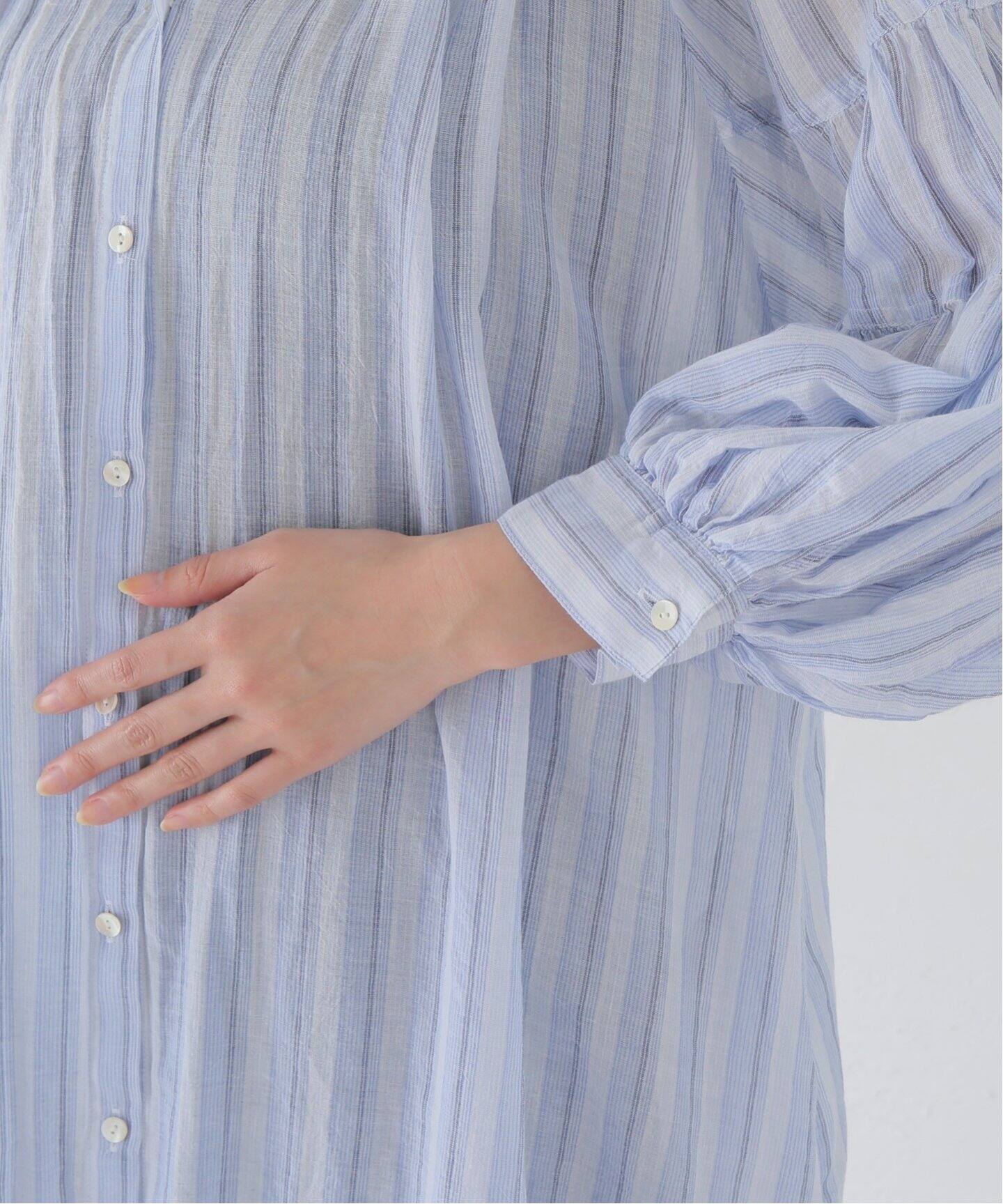 GOOD GRIEF!/グッドグリーフ】 STRIPE COTTON DRESS（シャツワンピース 