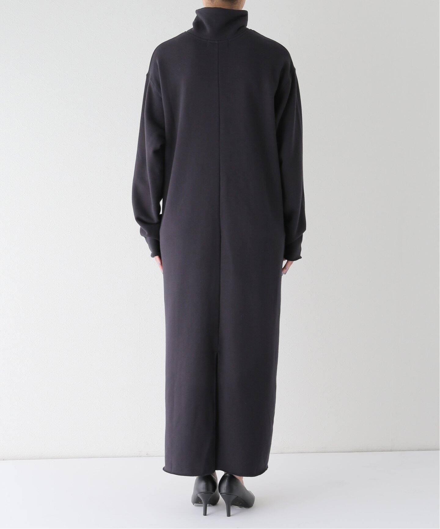 AMERICANA/アメリカーナ】 Half Zip Sweat Onepiece（ワンピース）｜L  