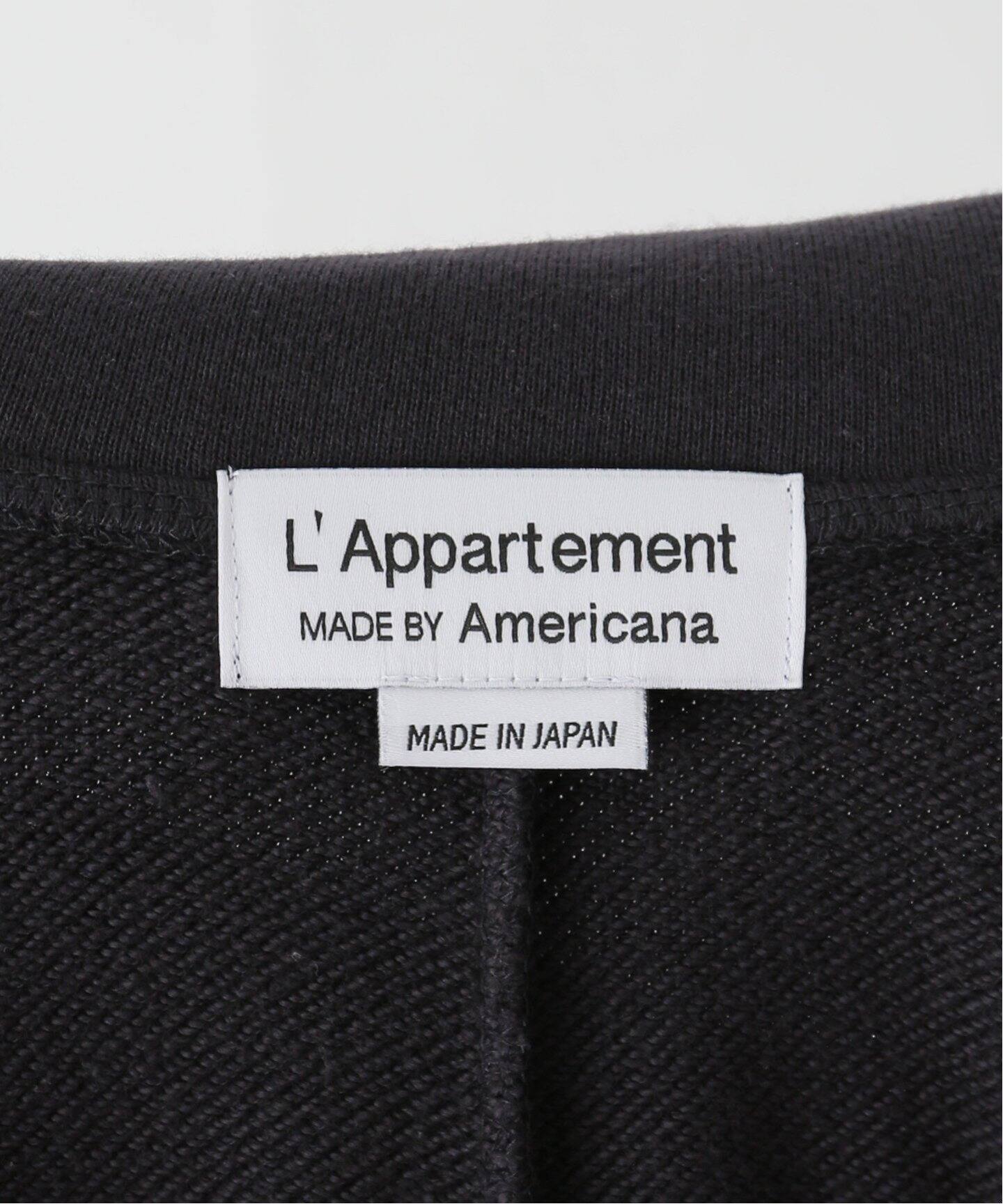 AMERICANA/アメリカーナ】 Half Zip Sweat Onepiece（ワンピース）｜L 