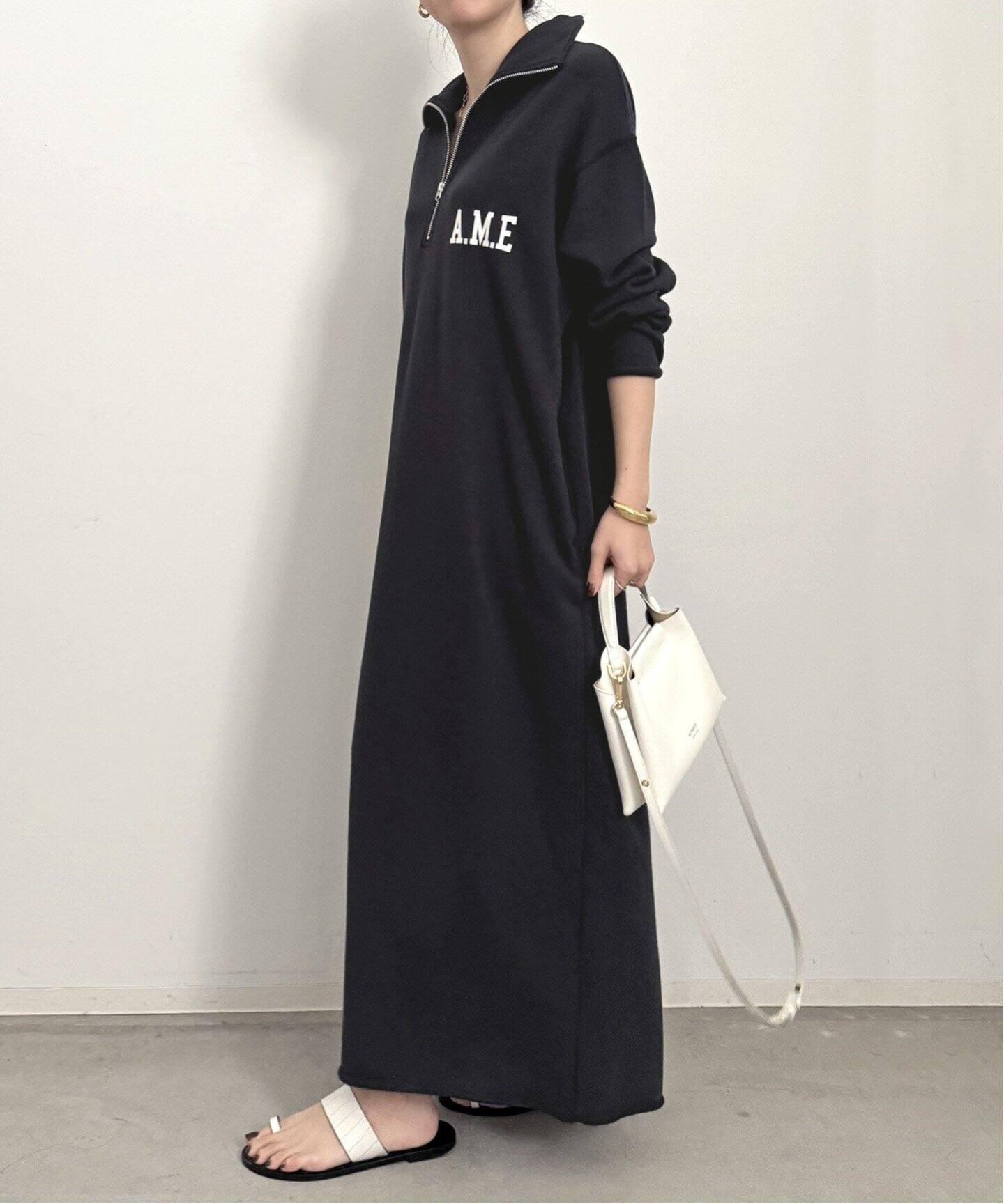 AMERICANA 別注 HOOD SIDE ZIP SWEAT ワンピース 