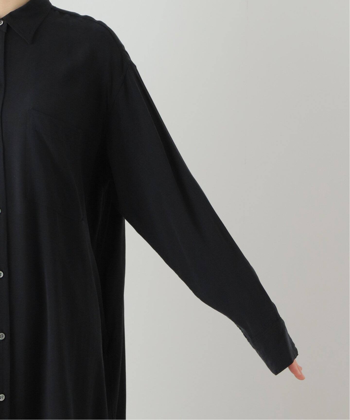 LONG SHIRT ONEPIECE（シャツワンピース）｜L