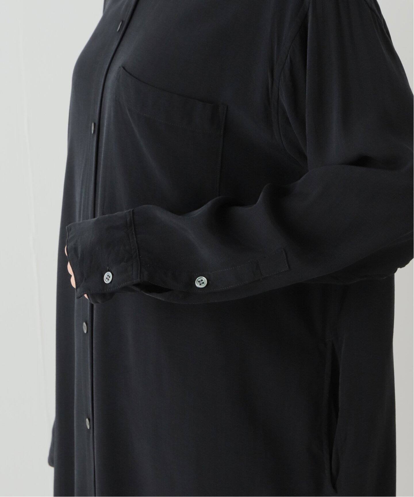 LONG SHIRT ONEPIECE（シャツワンピース）｜L