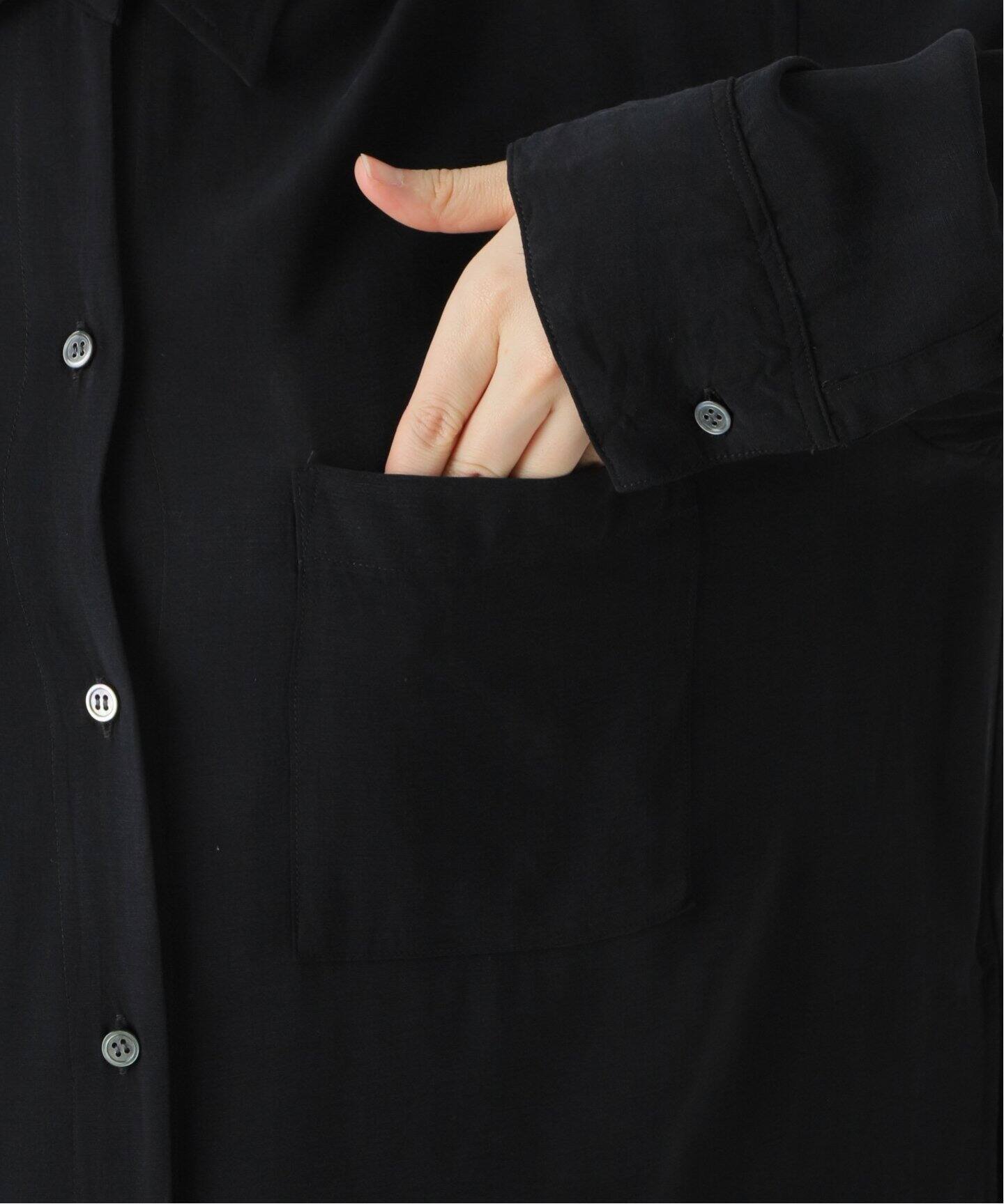 LONG SHIRT ONEPIECE（シャツワンピース）｜L