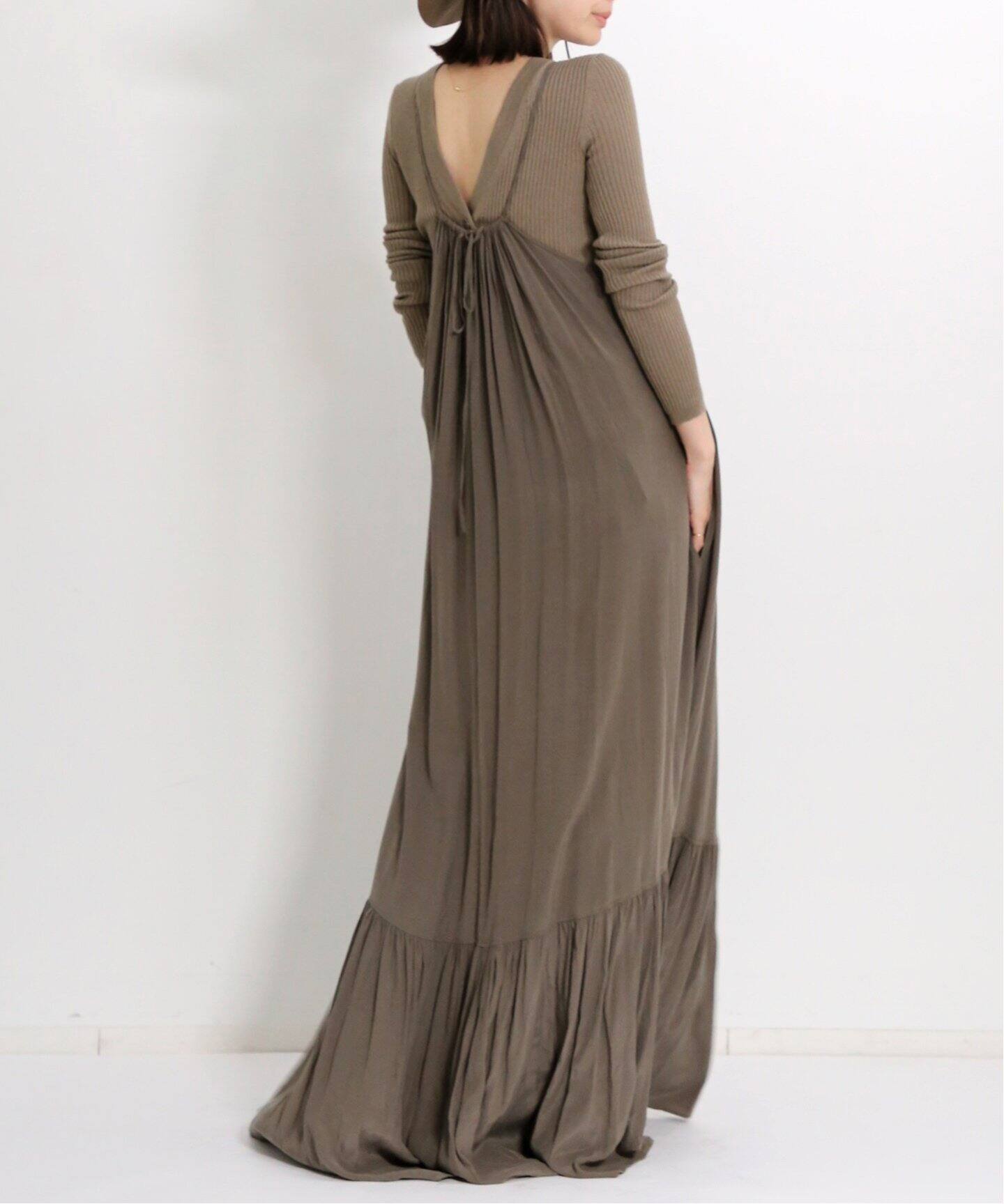 Wash Gather Onepiece（ワンピース）｜L