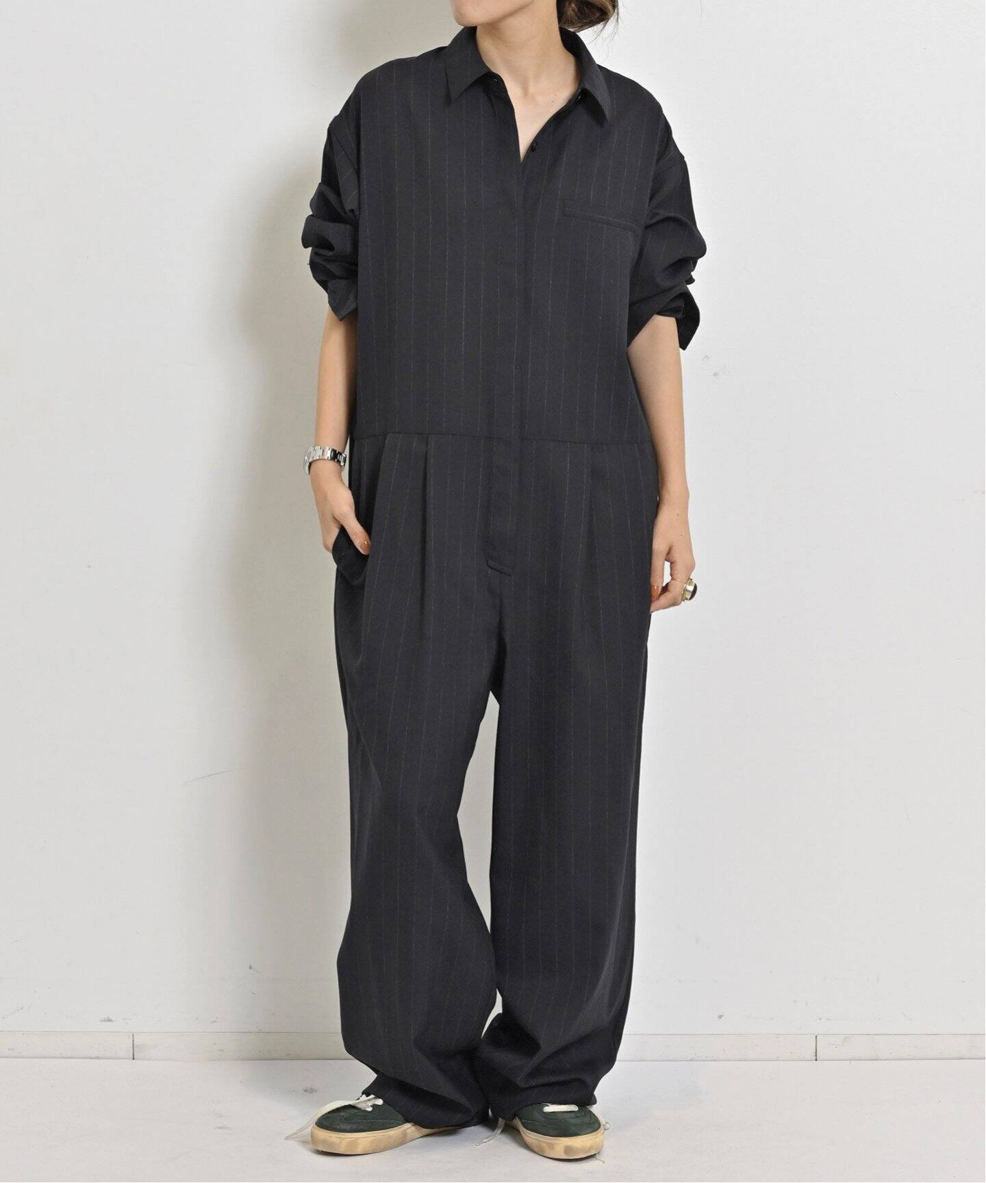 DRY WOOL JUMPSUIT（つなぎ／オールインワン）｜L