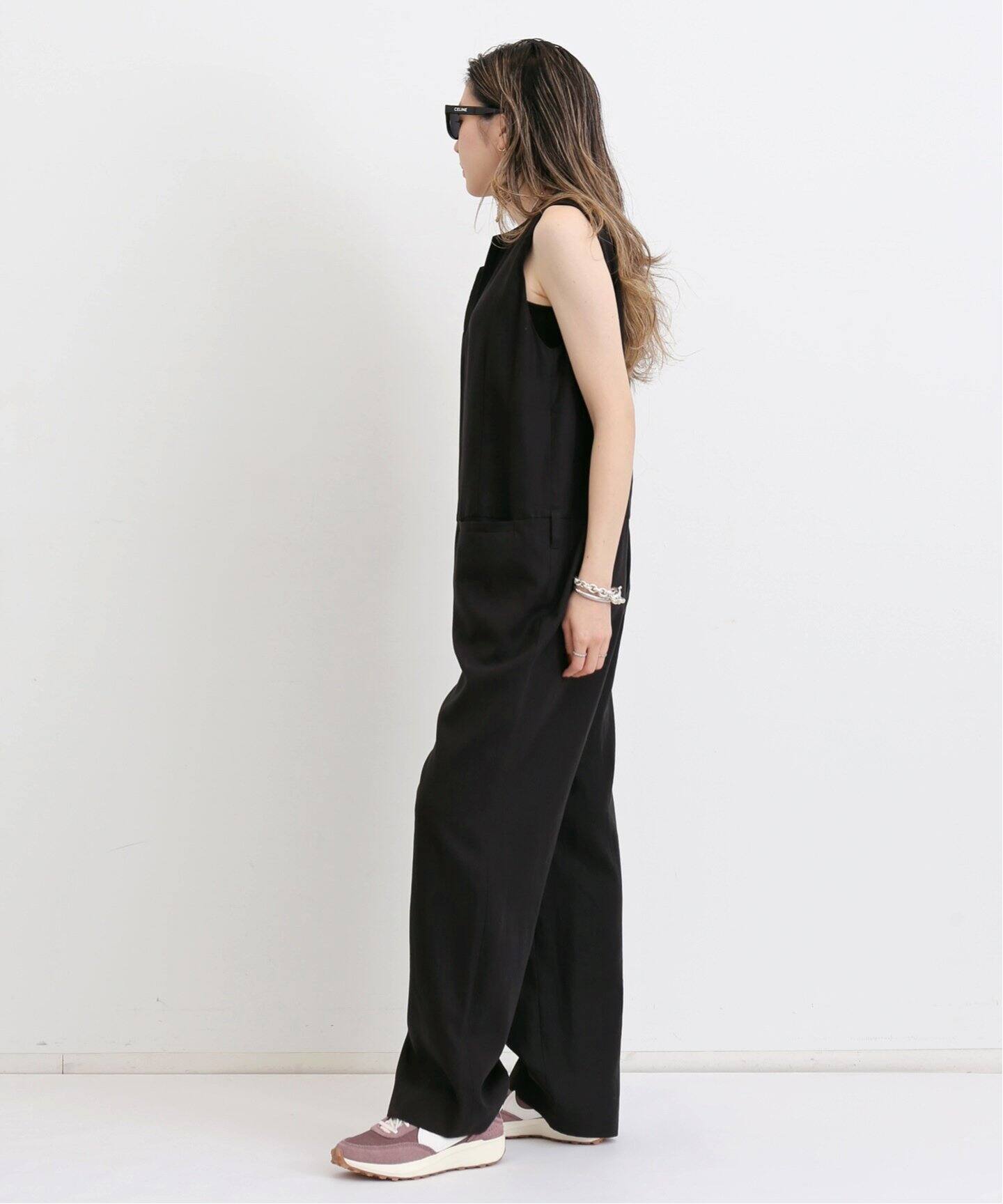Lyocell Linen All In One（つなぎ／オールインワン）｜L 