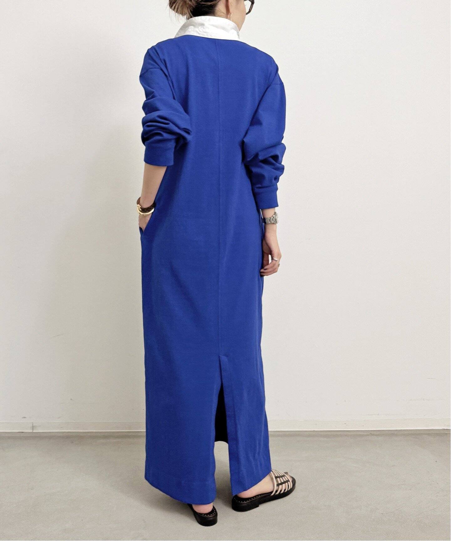 RUGBY JERSEY LONG ONE PIECE（ワンピース）｜L 