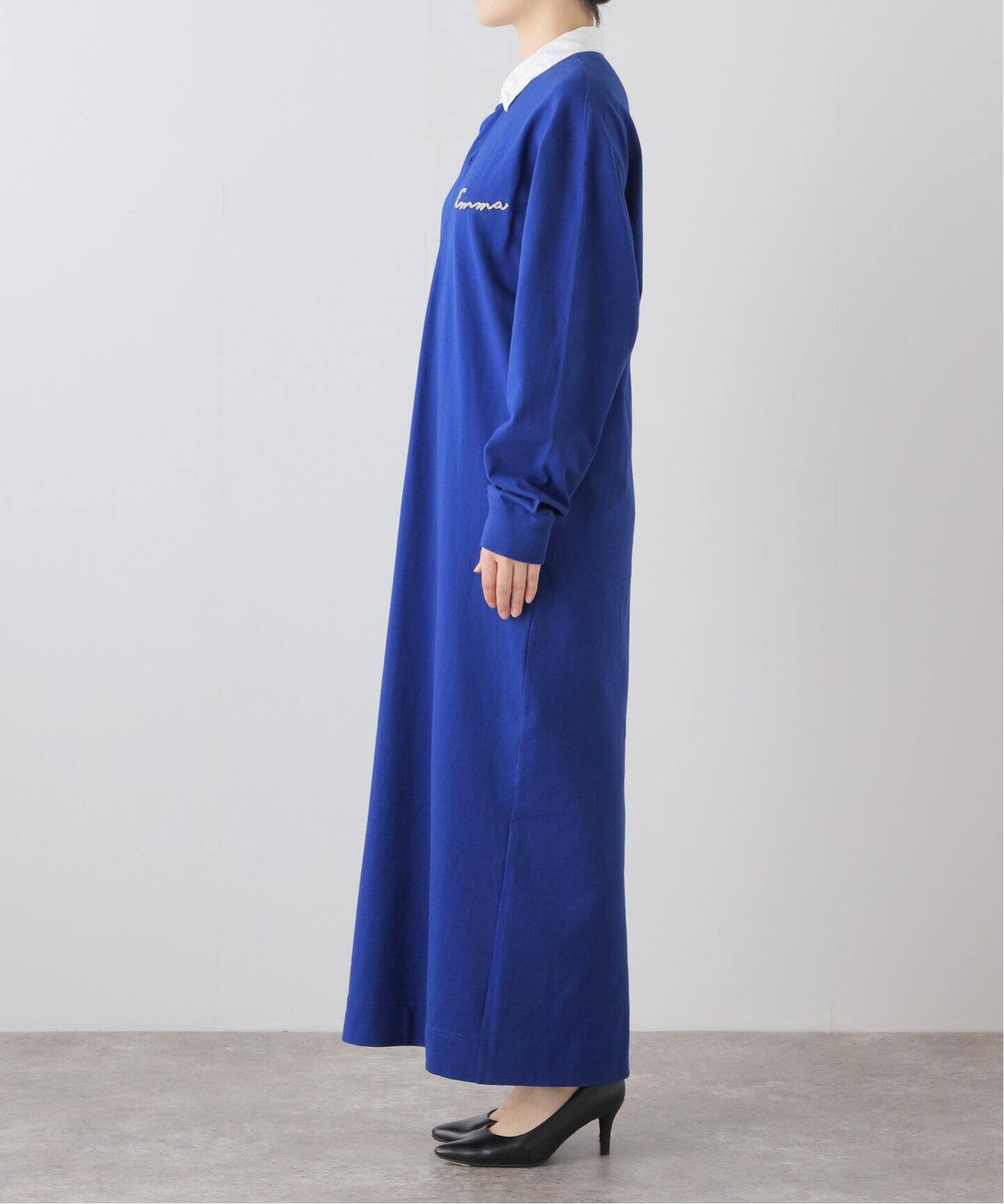 RUGBY JERSEY LONG ONE PIECE（ワンピース）｜L 