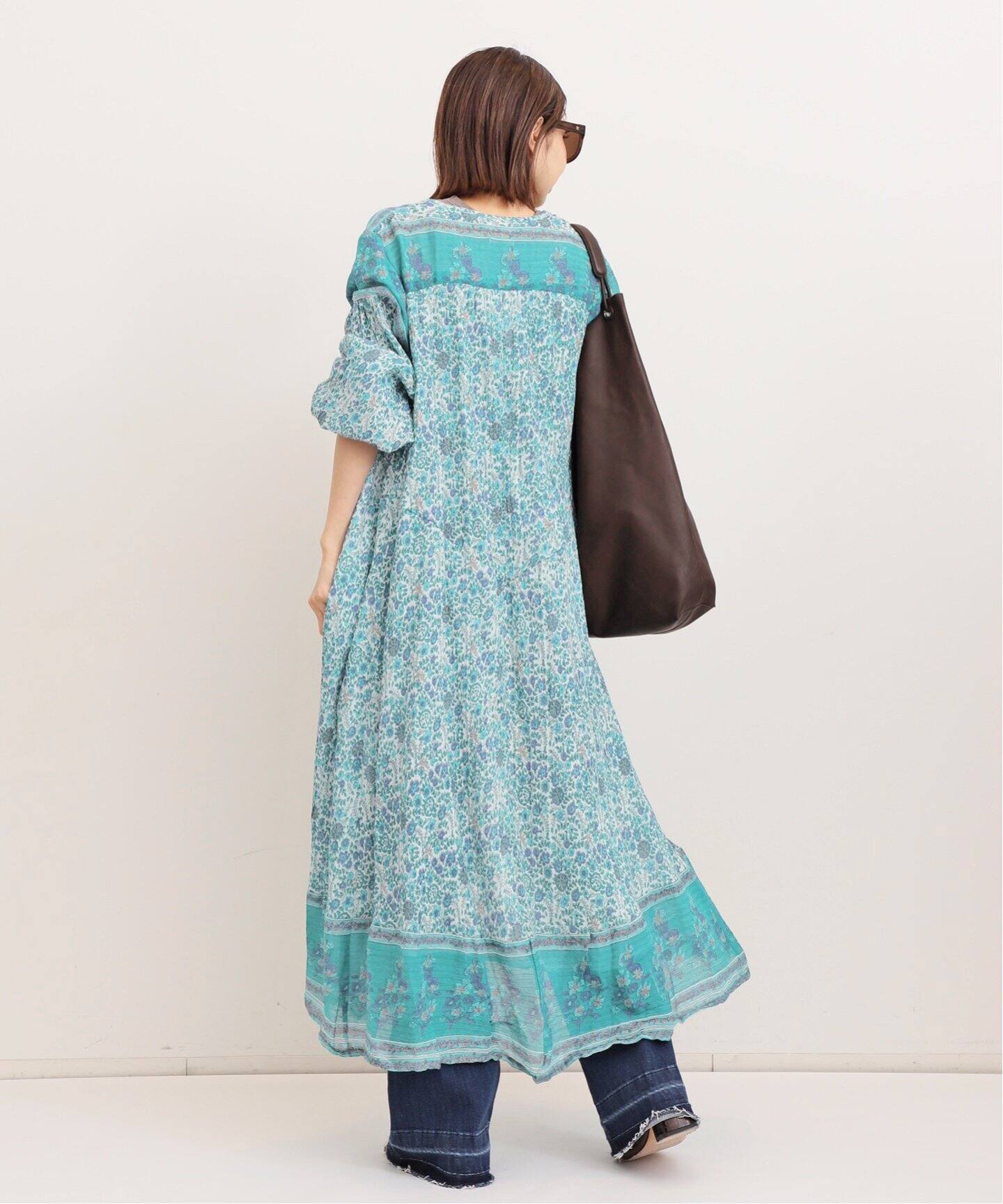 BLUE BOHEME/ブルー ボヘム】 Naomi Printed Wrap Dress（ワンピース  