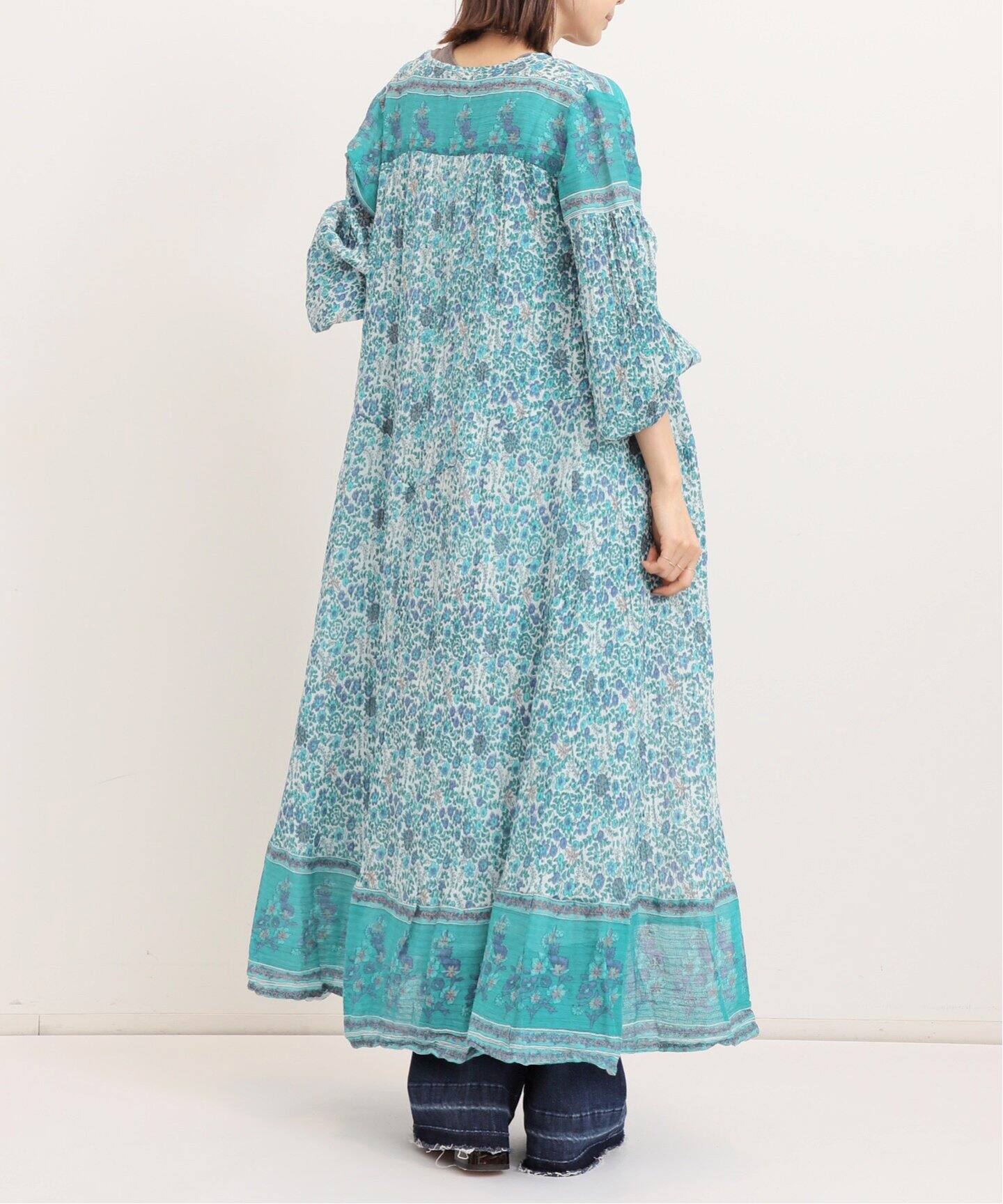 BLUE BOHEME/ブルー ボヘム】 Naomi Printed Wrap Dress（ワンピース 