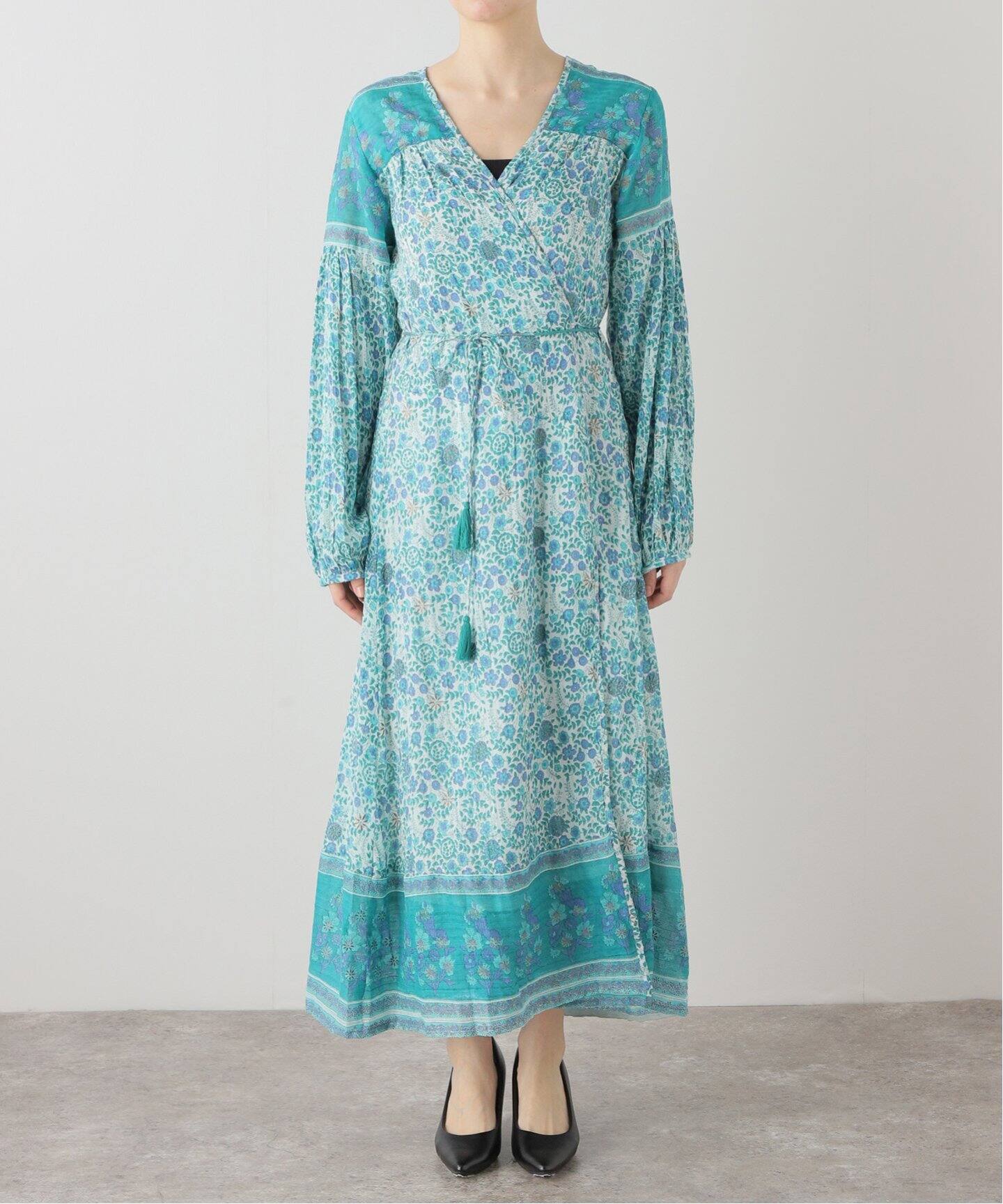 BLUE BOHEME/ブルー ボヘム】 Naomi Printed Wrap Dress（ワンピース  