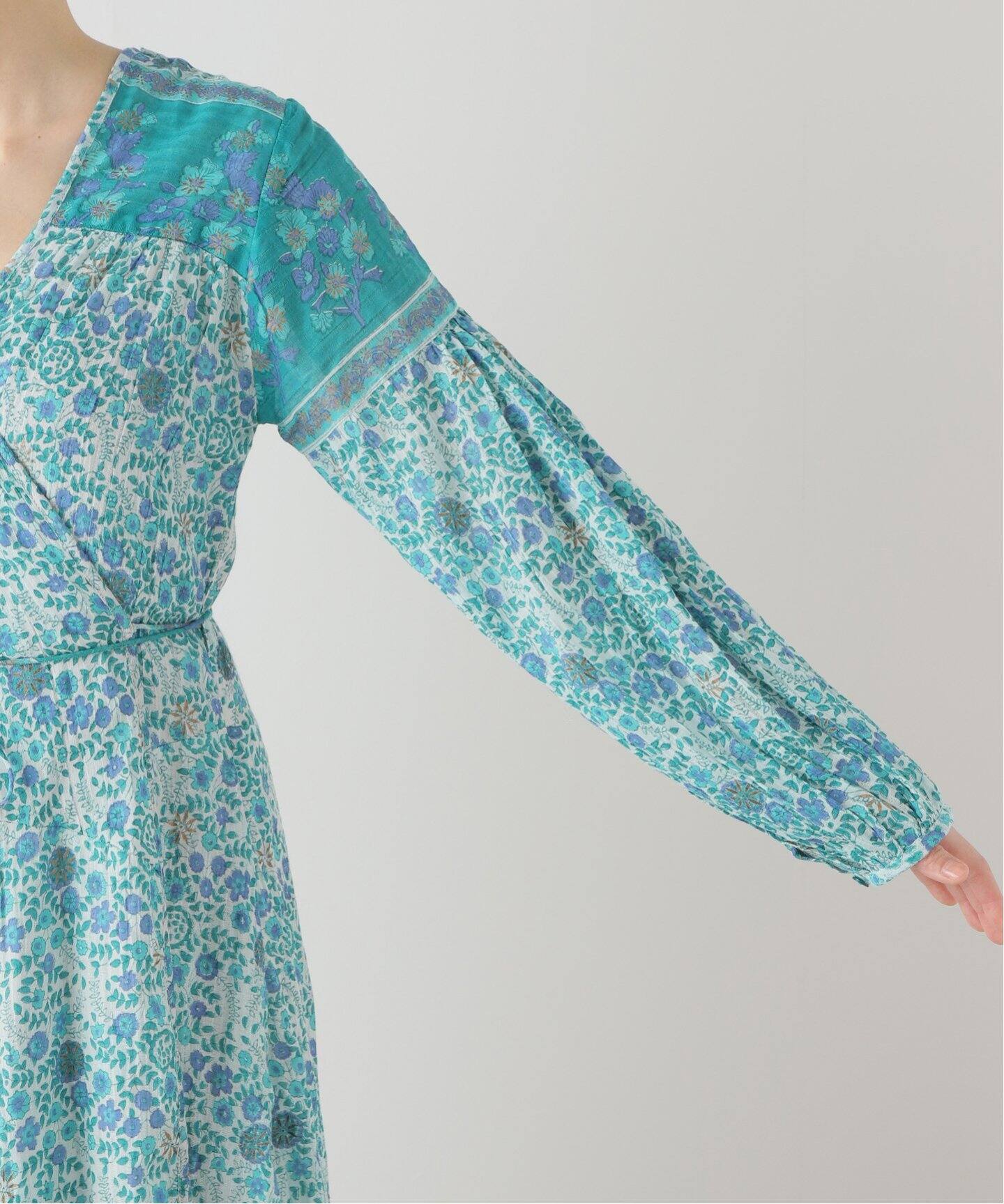BLUE BOHEME/ブルー ボヘム】 Naomi Printed Wrap Dress（ワンピース  