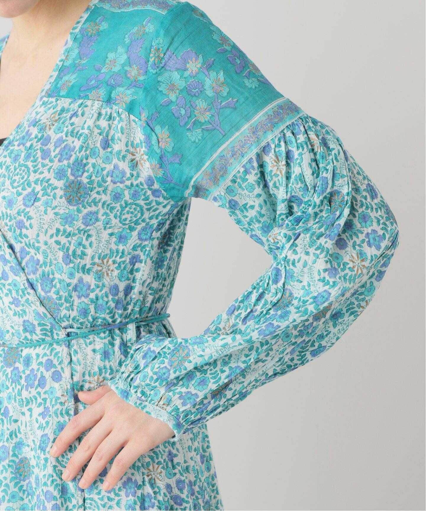 BLUE BOHEME/ブルー ボヘム】 Naomi Printed Wrap Dress（ワンピース 
