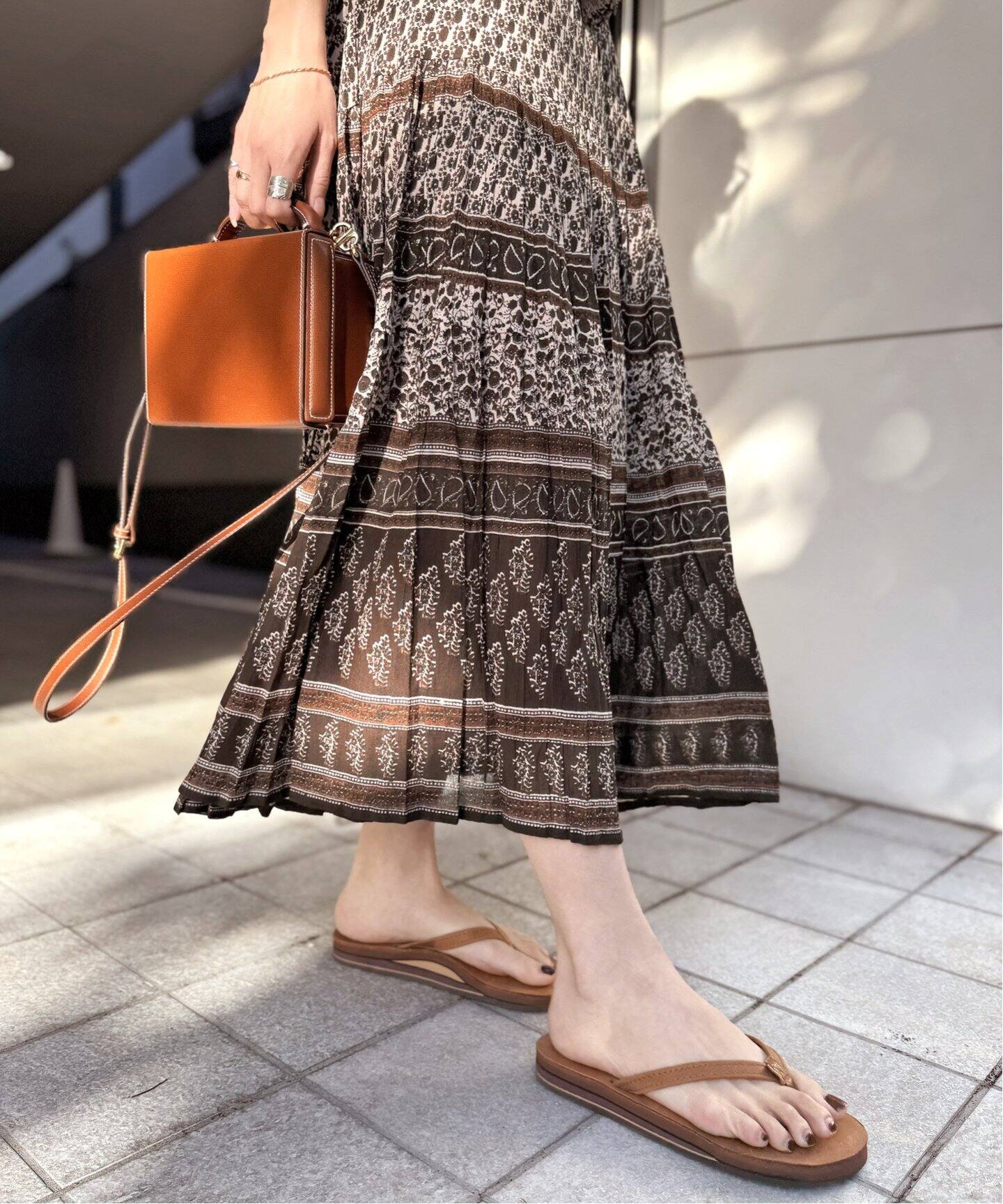 BLUE BOHEME/ブルー ボヘム】 Printed Maxi Dress（ワンピース）｜L  