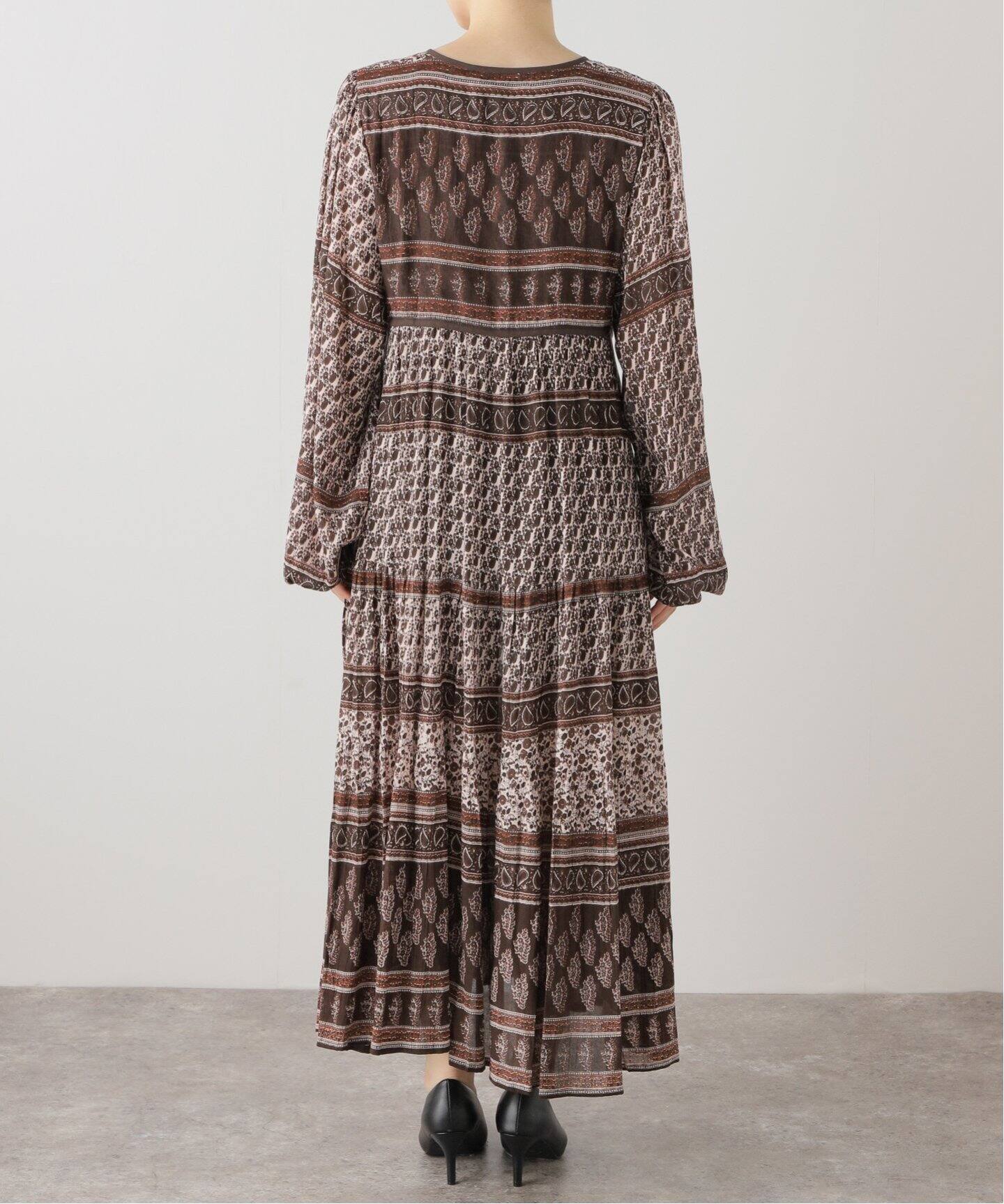 BLUE BOHEME/ブルー ボヘム】 Printed Maxi Dress（ワンピース）｜L  