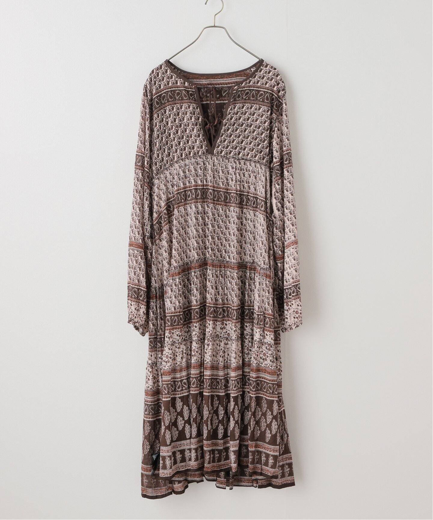 BLUE BOHEME/ブルー ボヘム】 Printed Maxi Dress（ワンピース）｜L  