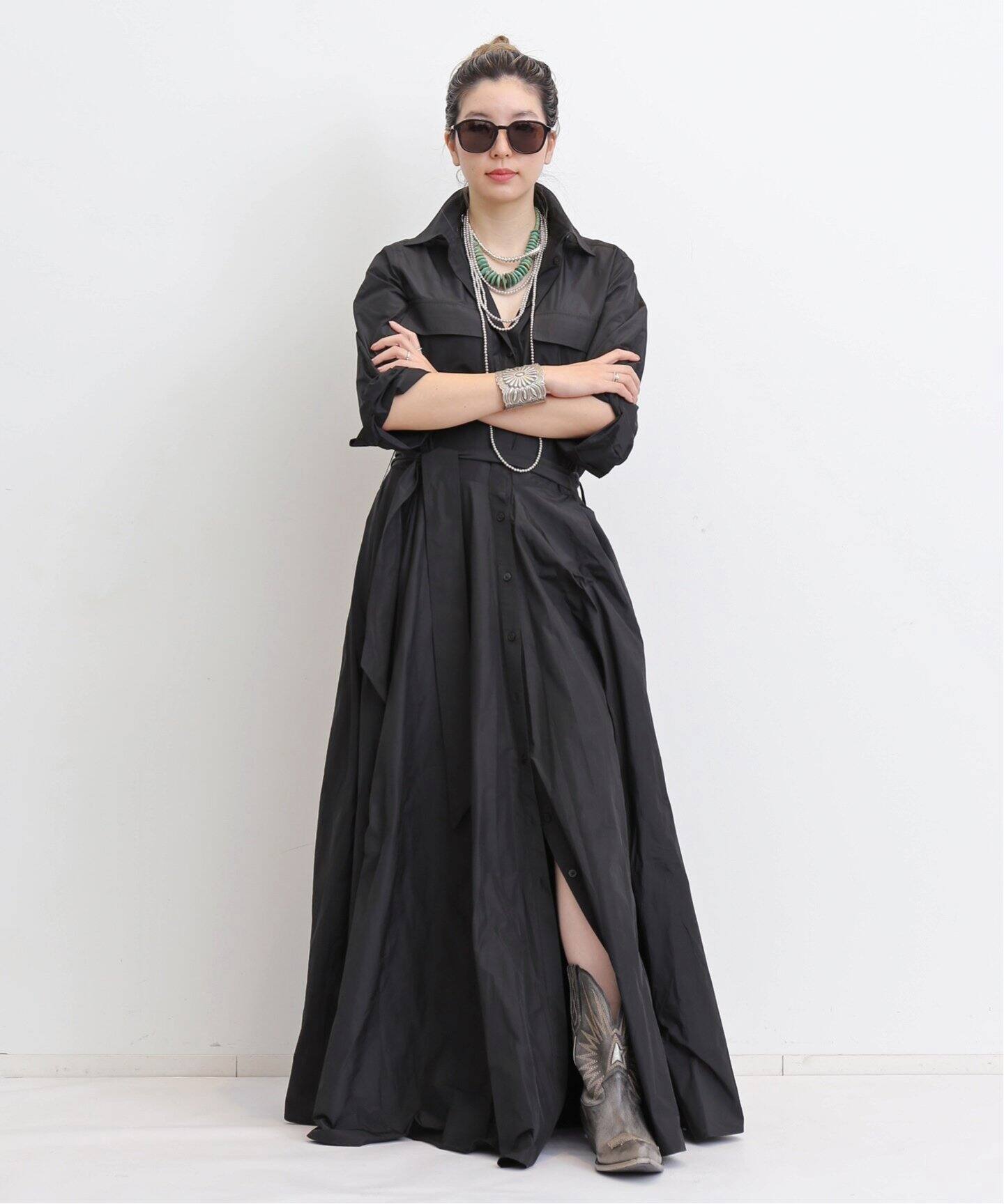 KALLMEYER/カルメイヤー】 TORI SHIRTDRESS（ワンピース）｜L  