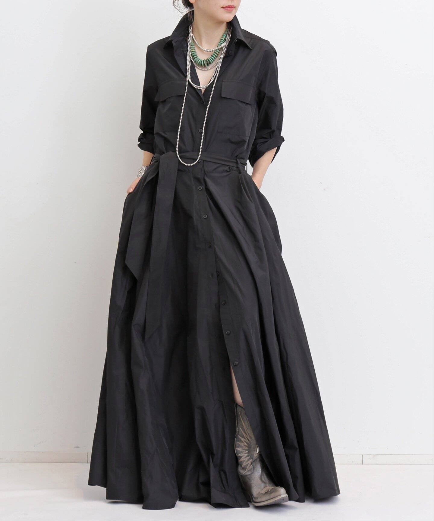 KALLMEYER/カルメイヤー】 TORI SHIRTDRESS（ワンピース）｜L  