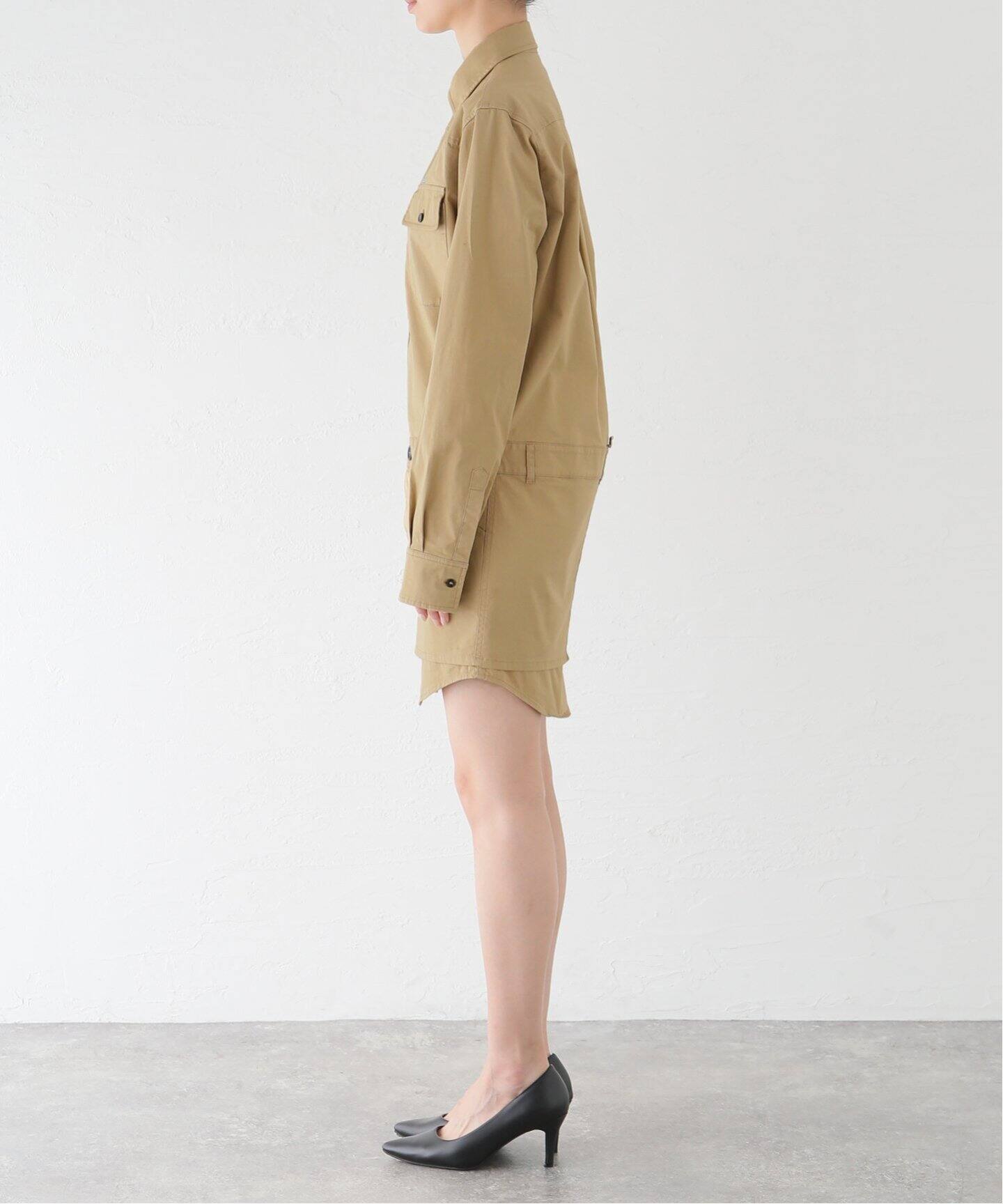 DSQUARED2/ディースクエアード】 Shirt Dress（シャツワンピース）｜L  