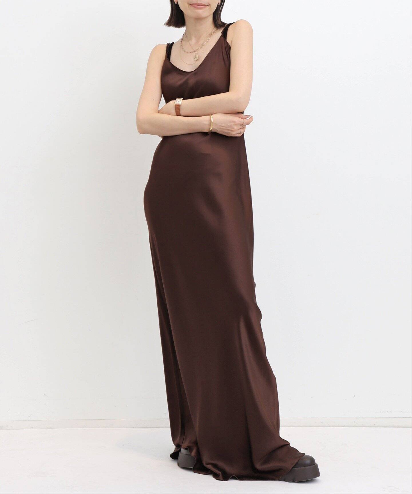 NILI LOTAN/ニリ ロタン】 CAMI DRESS（ワンピース）｜L 