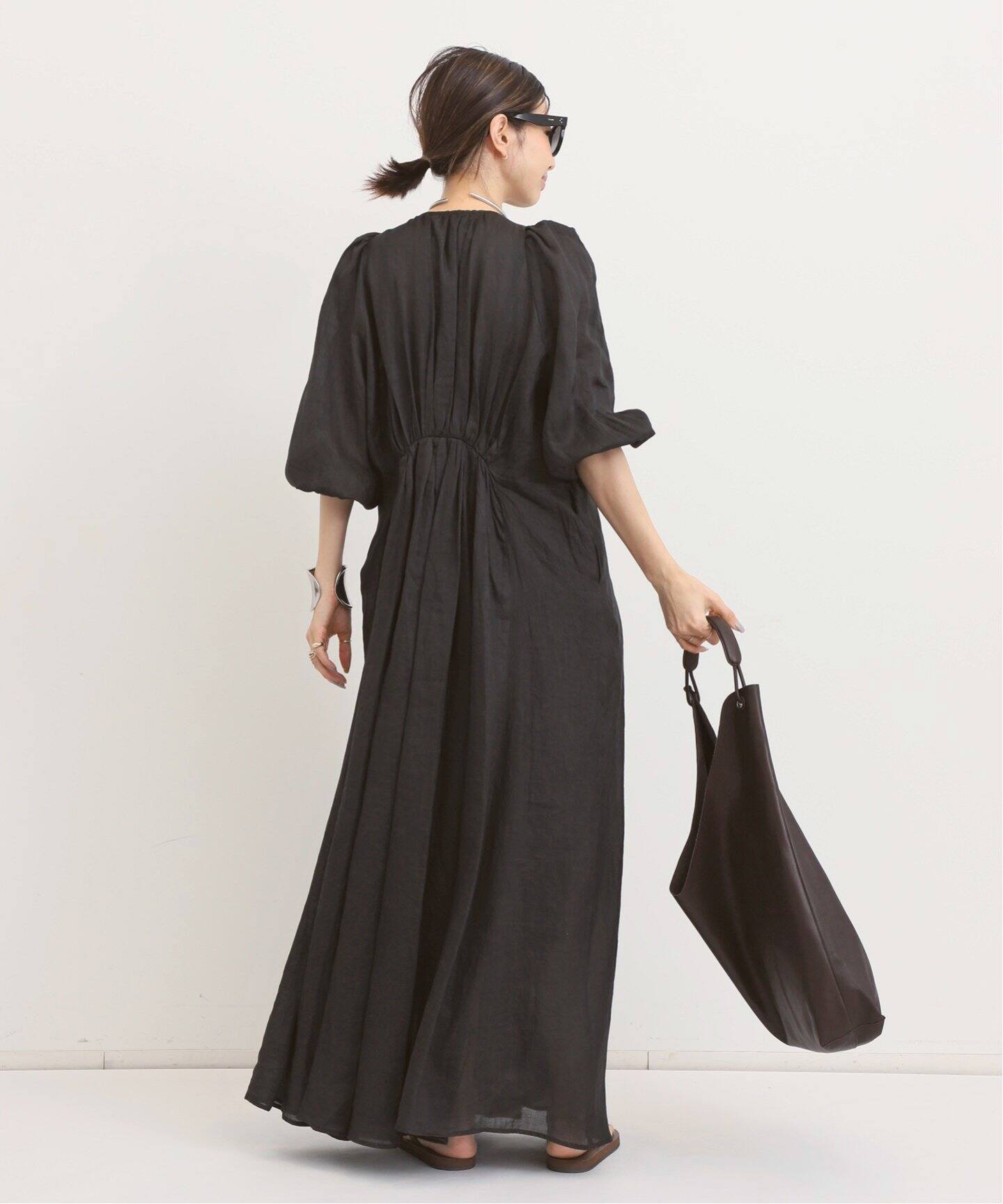 COL PIERROT/コル ピエロ】 RAMIE MAXI DRESS（ワンピース）｜L 