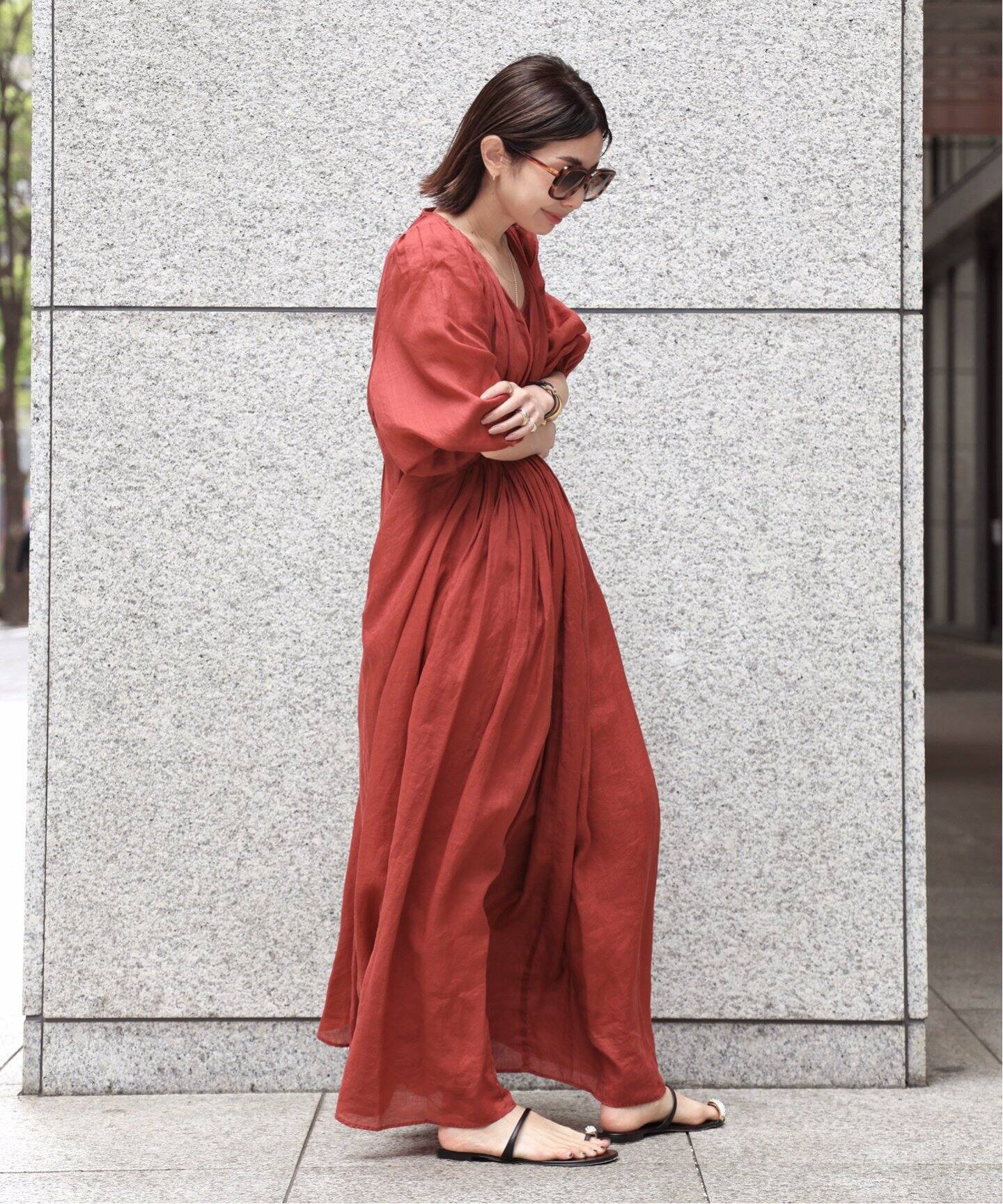 COL PIERROT/コル ピエロ】 RAMIE MAXI DRESS（ワンピース）｜L  