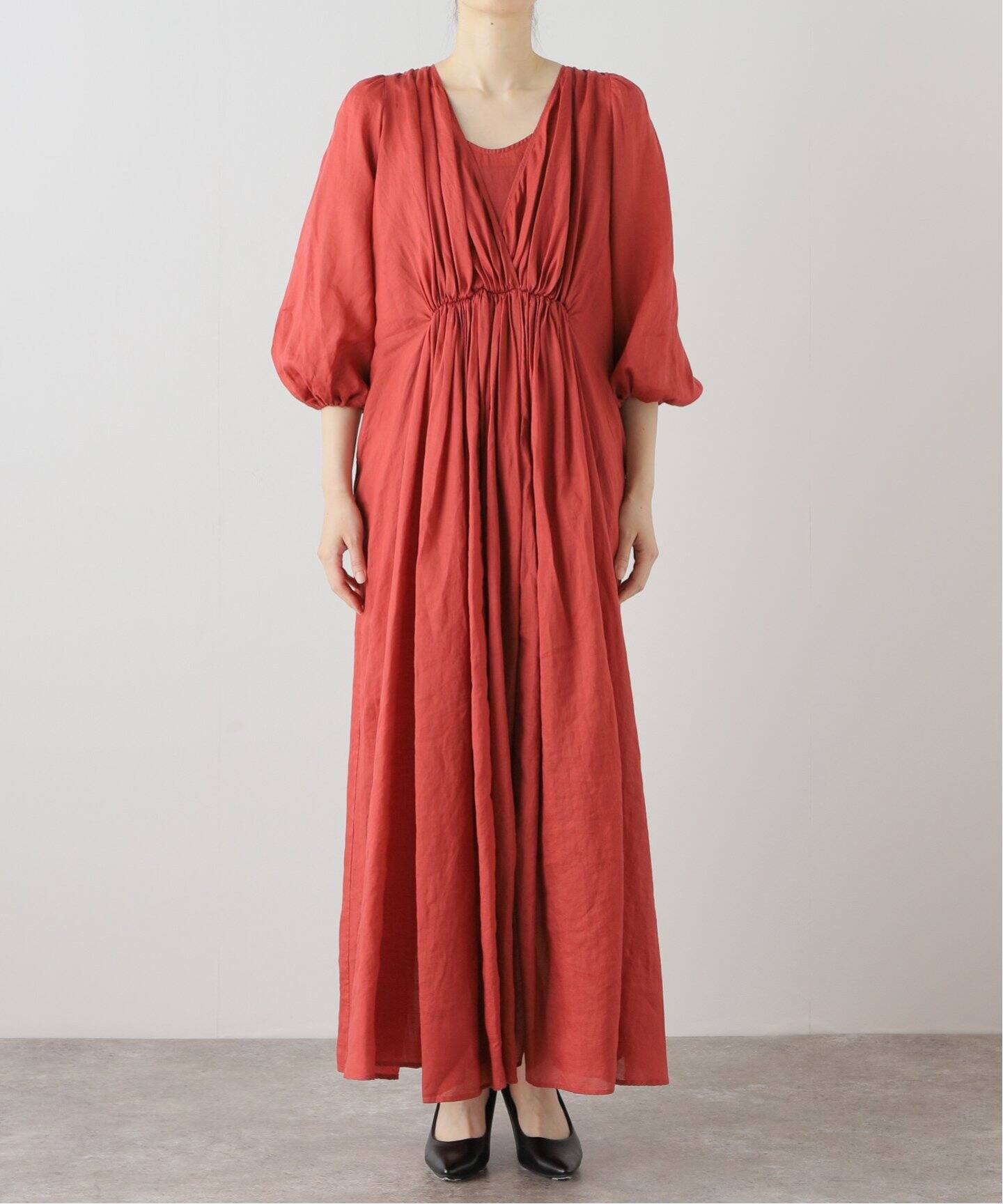 COL PIERROT/コル ピエロ】 RAMIE MAXI DRESS（ワンピース）｜L 