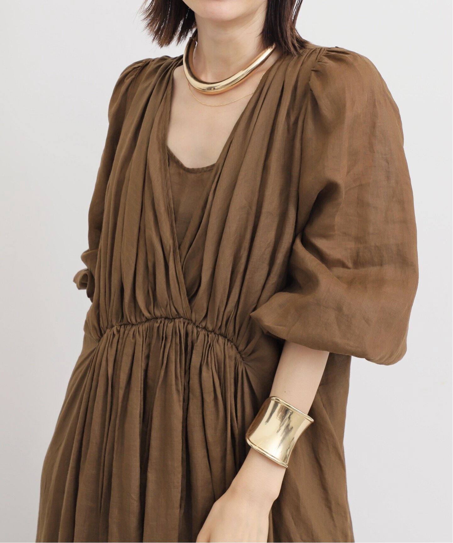 COL PIERROT/コル ピエロ】 RAMIE MAXI DRESS（ワンピース）｜L  