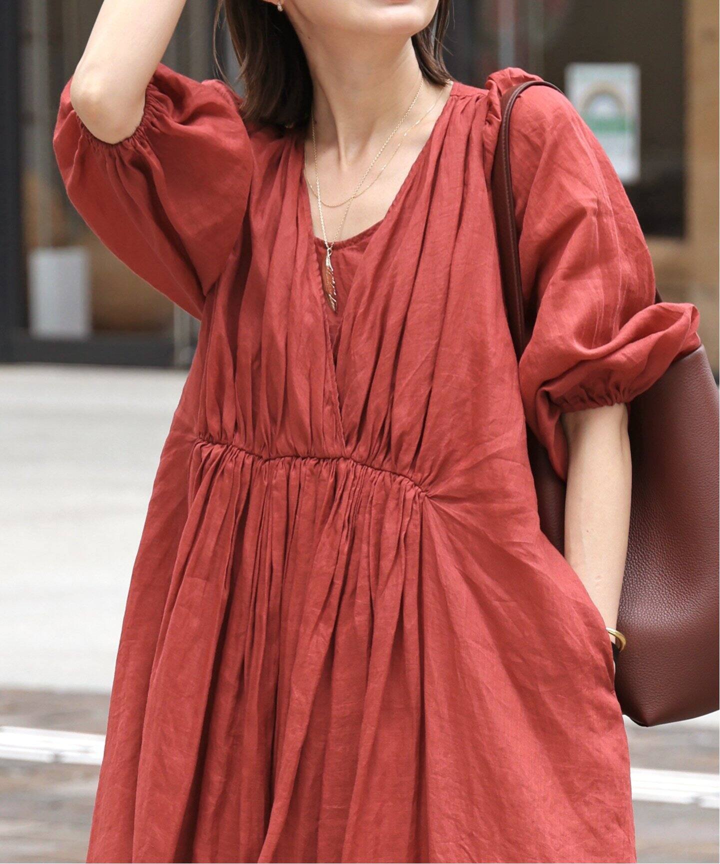COL PIERROT/コル ピエロ】 RAMIE MAXI DRESS（ワンピース）｜L 