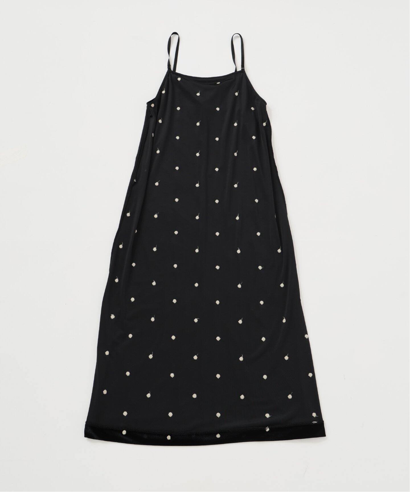 ベロアフラワー刺繍ワンピース（ワンピース）｜B.C STOCK（ベーセー  